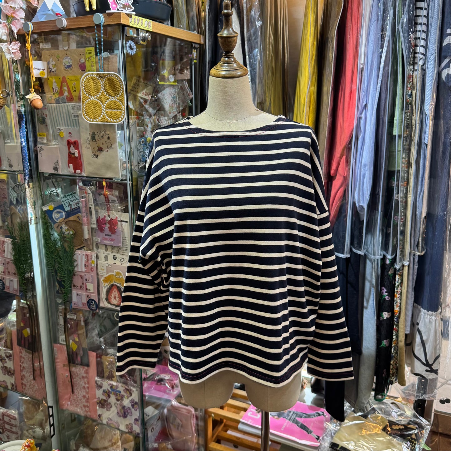 Pont de Chalons Striped Heart T-shirt, 2 Colors