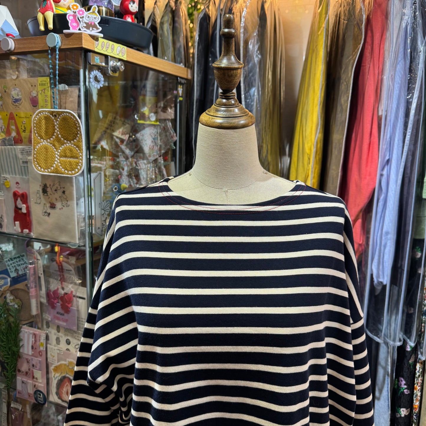 Pont de Chalons Striped Heart T-shirt, 2 Colors