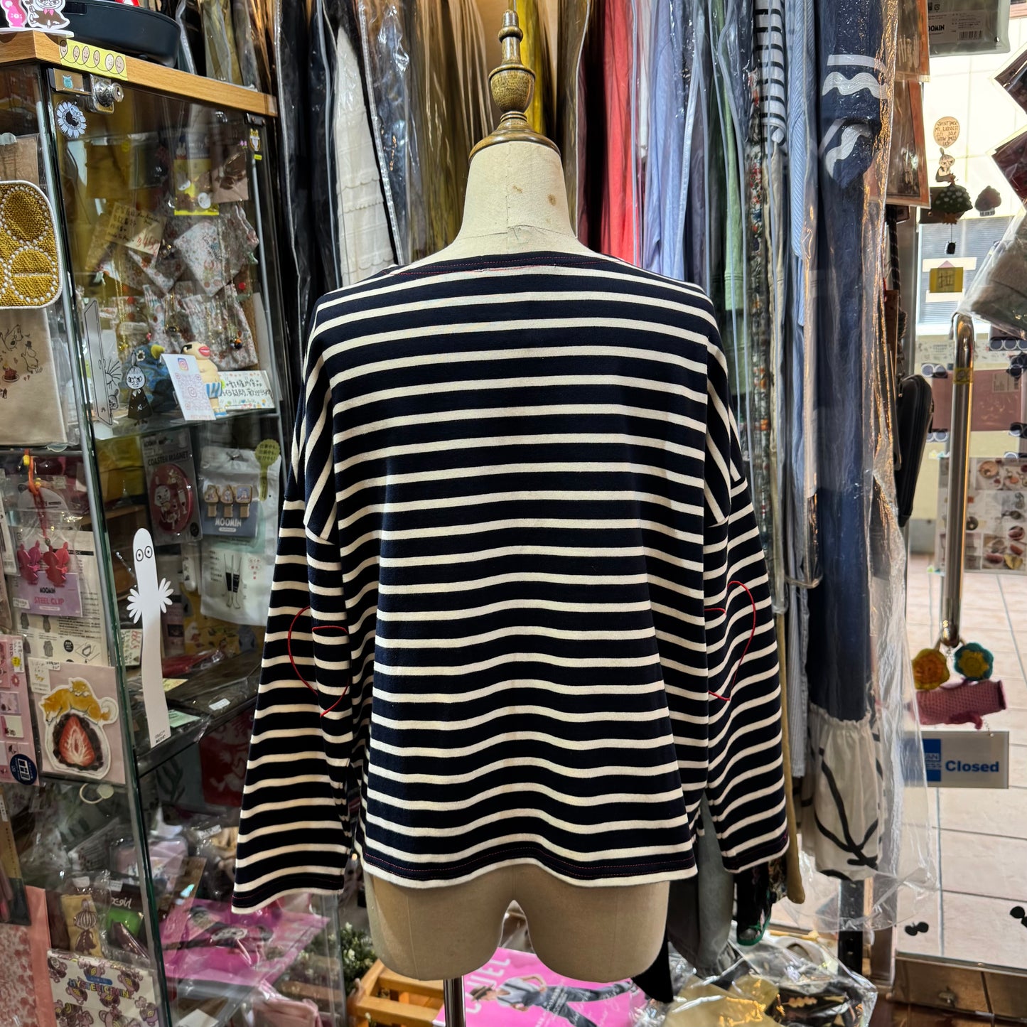 Pont de Chalons Striped Heart T-shirt, 2 Colors