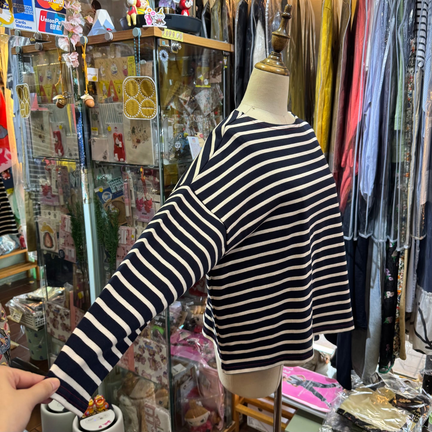 Pont de Chalons Striped Heart T-shirt, 2 Colors