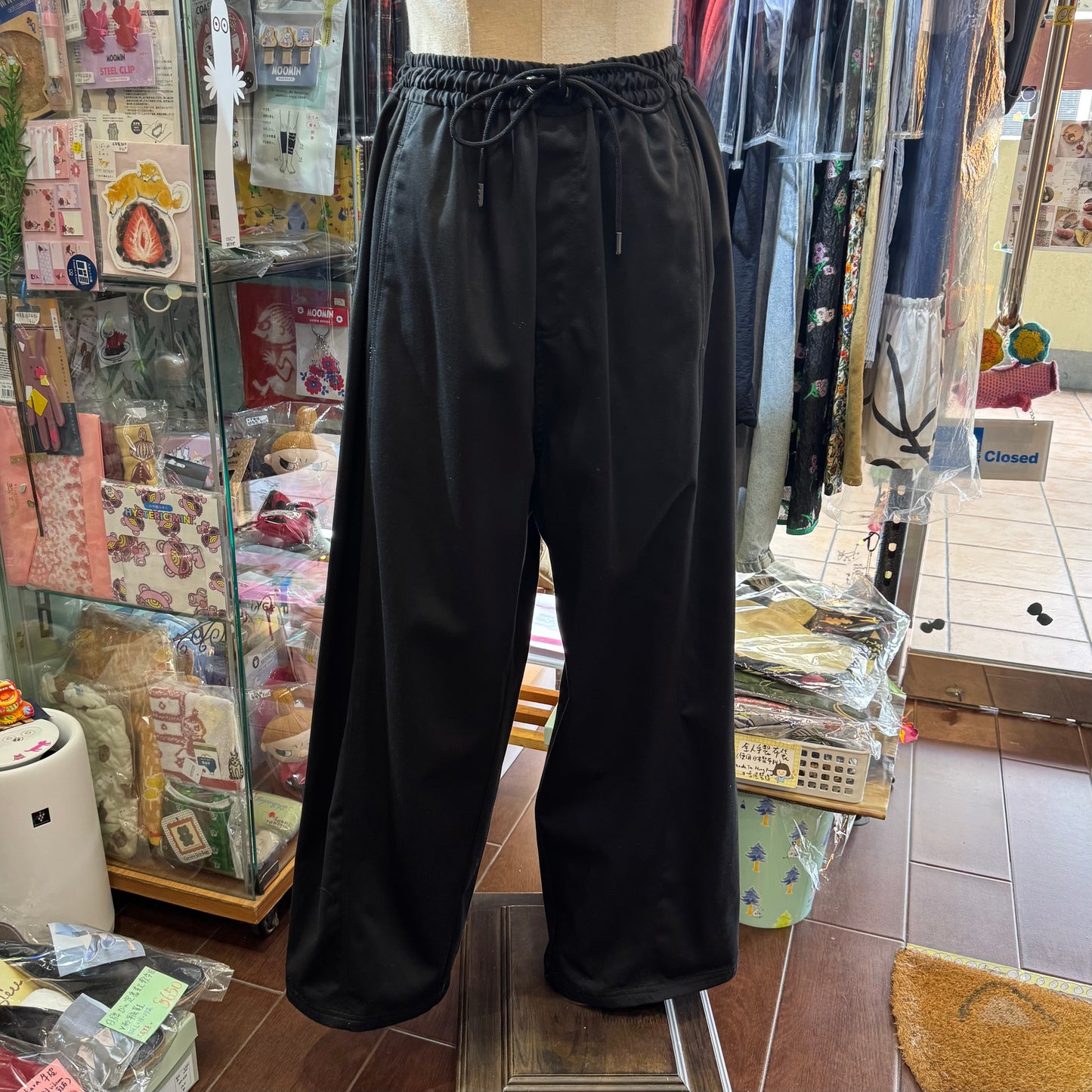 Midiumisolid Cotton Pants, 2 Colors, made in Japan