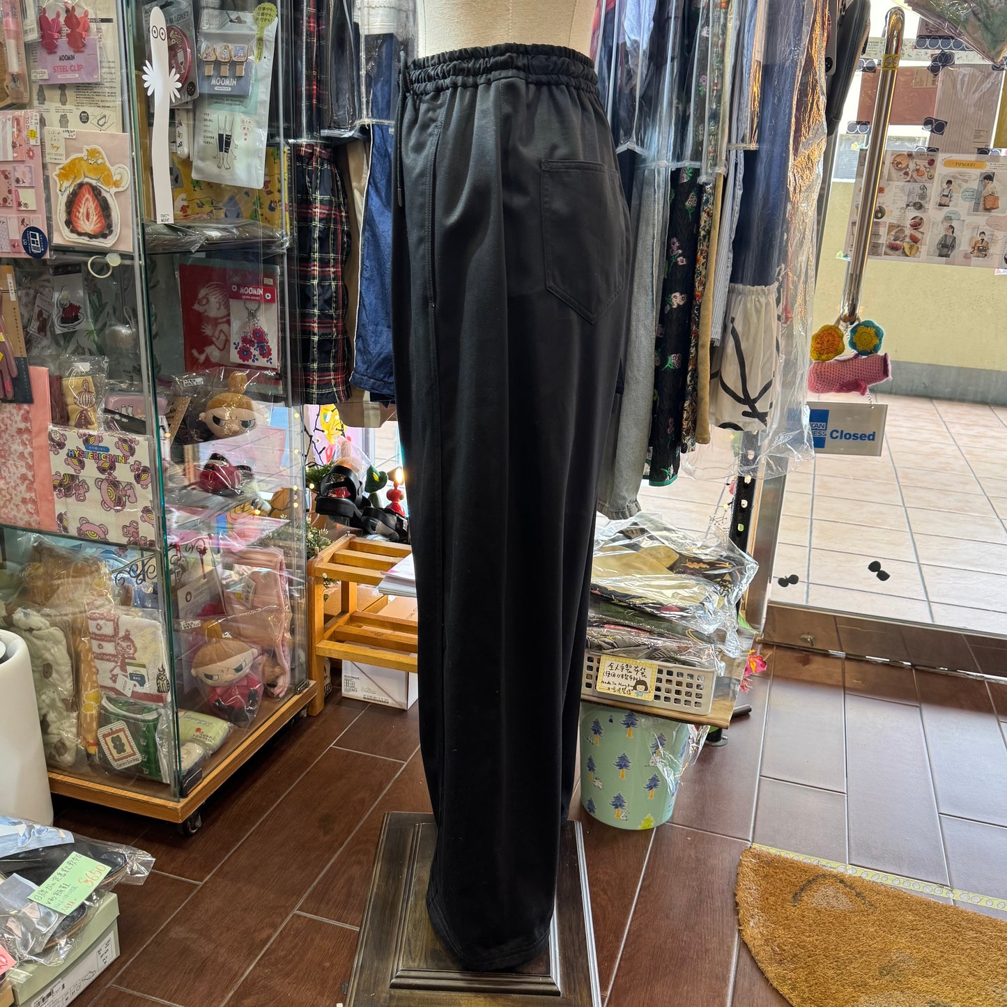 Midiumisolid Cotton Pants, 2 Colors, made in Japan