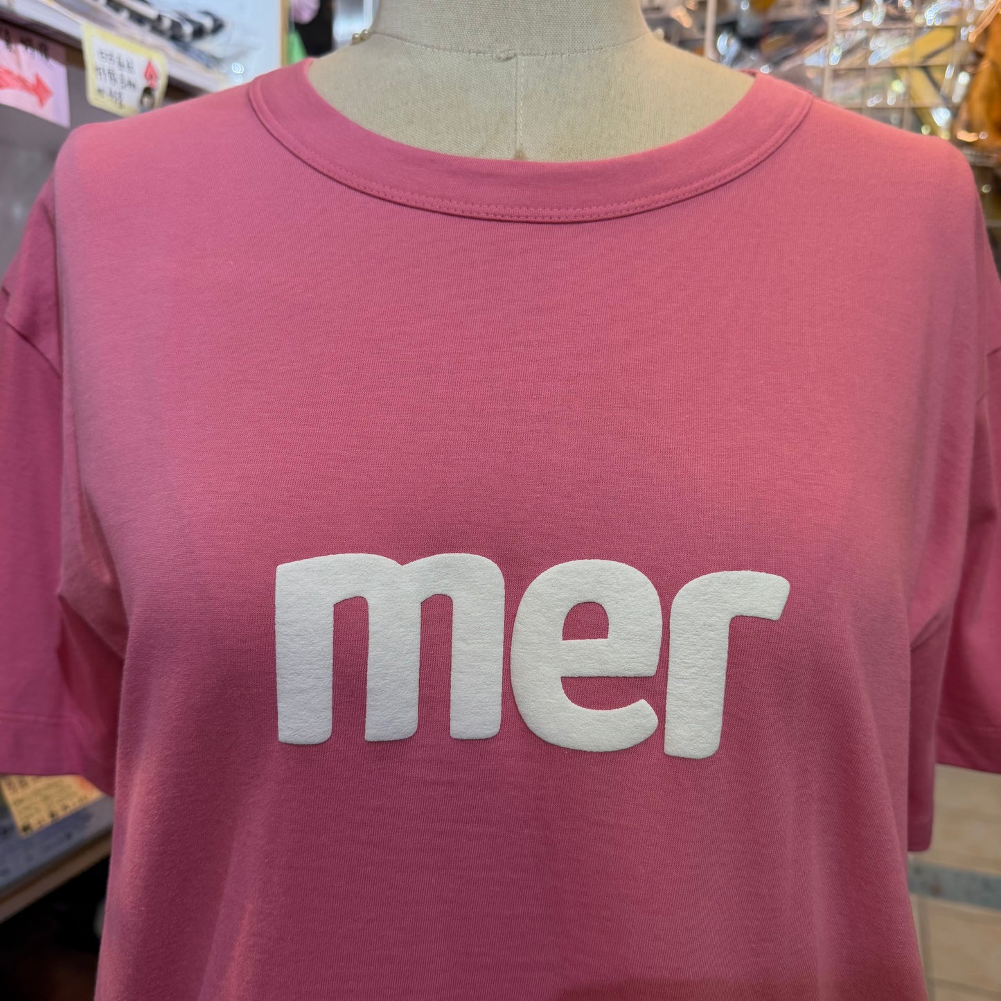 EXTRA30- Nouvelles du Paradis Mer Pink T-shirt, made in Japan