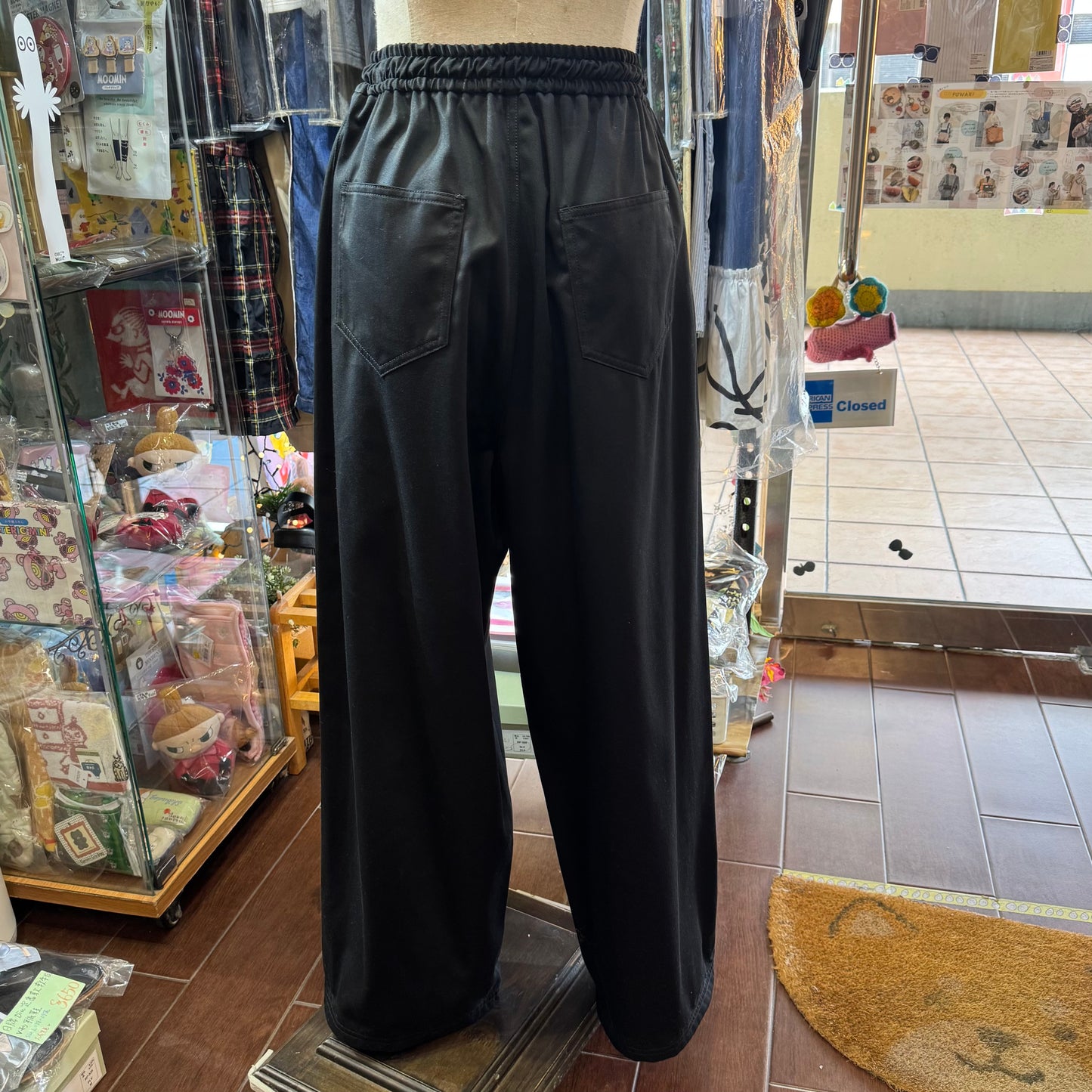 Midiumisolid Cotton Pants, 2 Colors, made in Japan