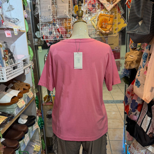 EXTRA30- Nouvelles du Paradis Mer Pink T-shirt, made in Japan