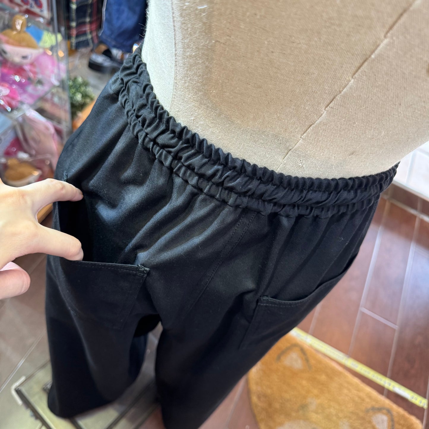 Midiumisolid Cotton Pants, 2 Colors, made in Japan
