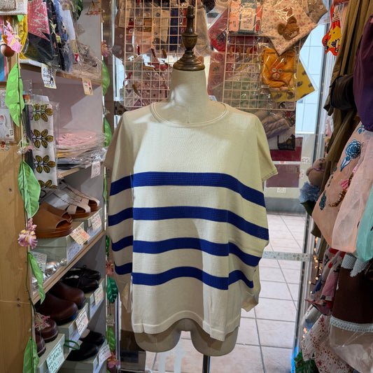 Sale- Tumugu Striped Knit Vest Top, 2 Colors