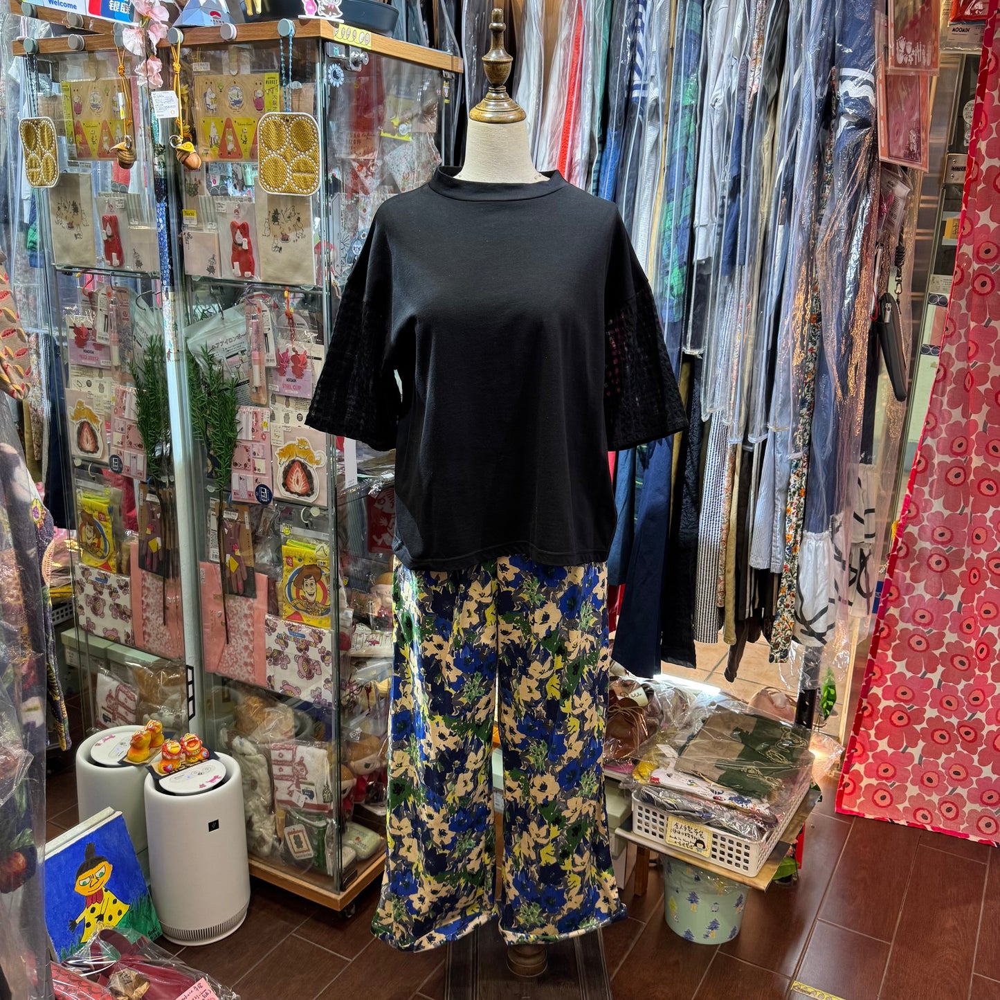 Nachukara Black T-shirt, made in Japan