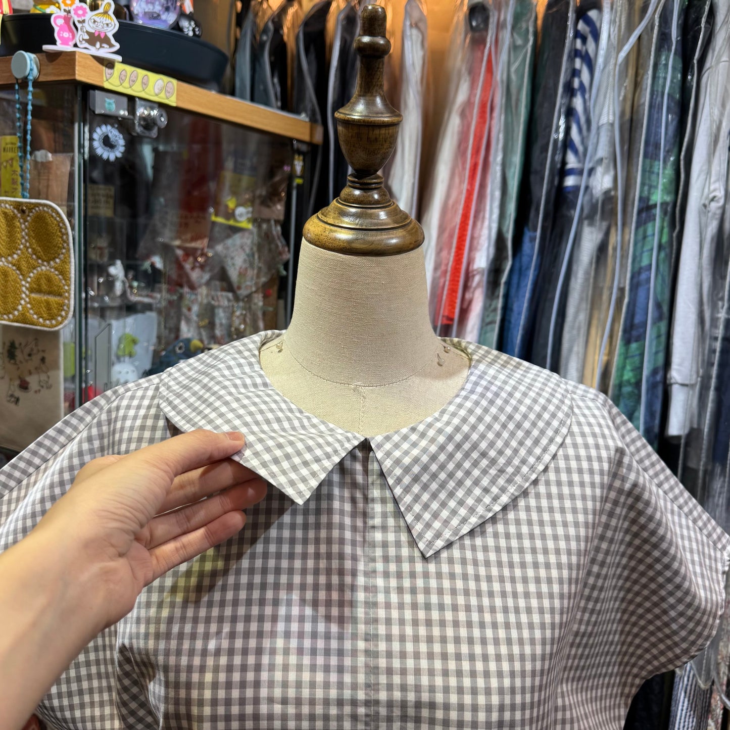 Vent d Ouest Checked Top, 2 Colors, made in Japan