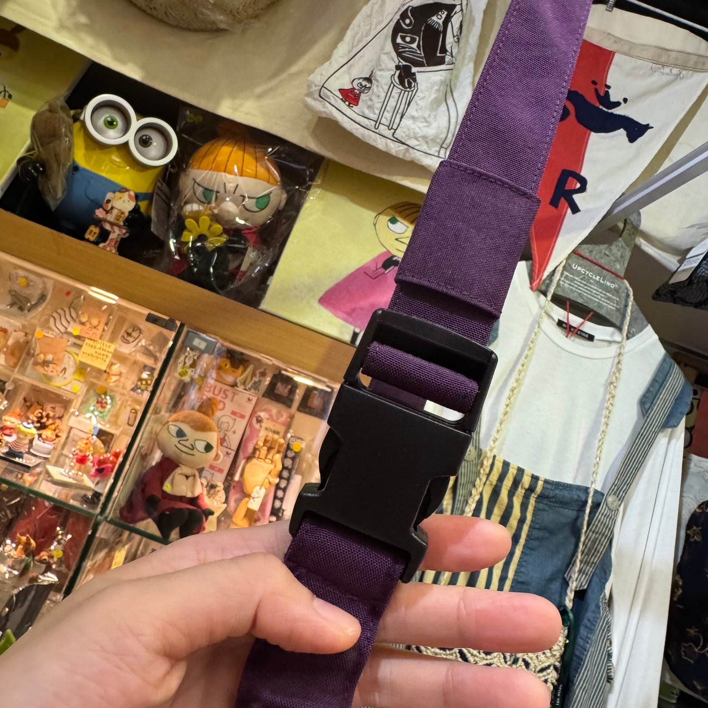 Anvocoeur Purple Frill Nylon Bag