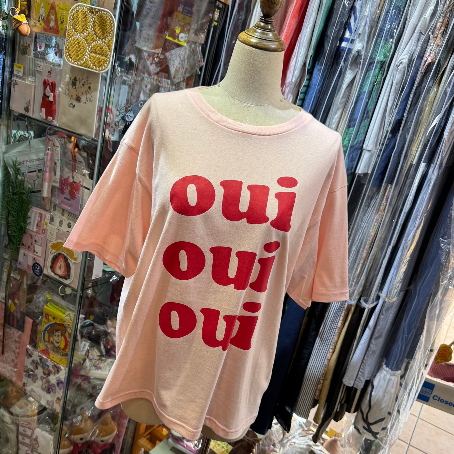 Ichi French Oui T-shirt, 2 Colors, made in Bangladesh