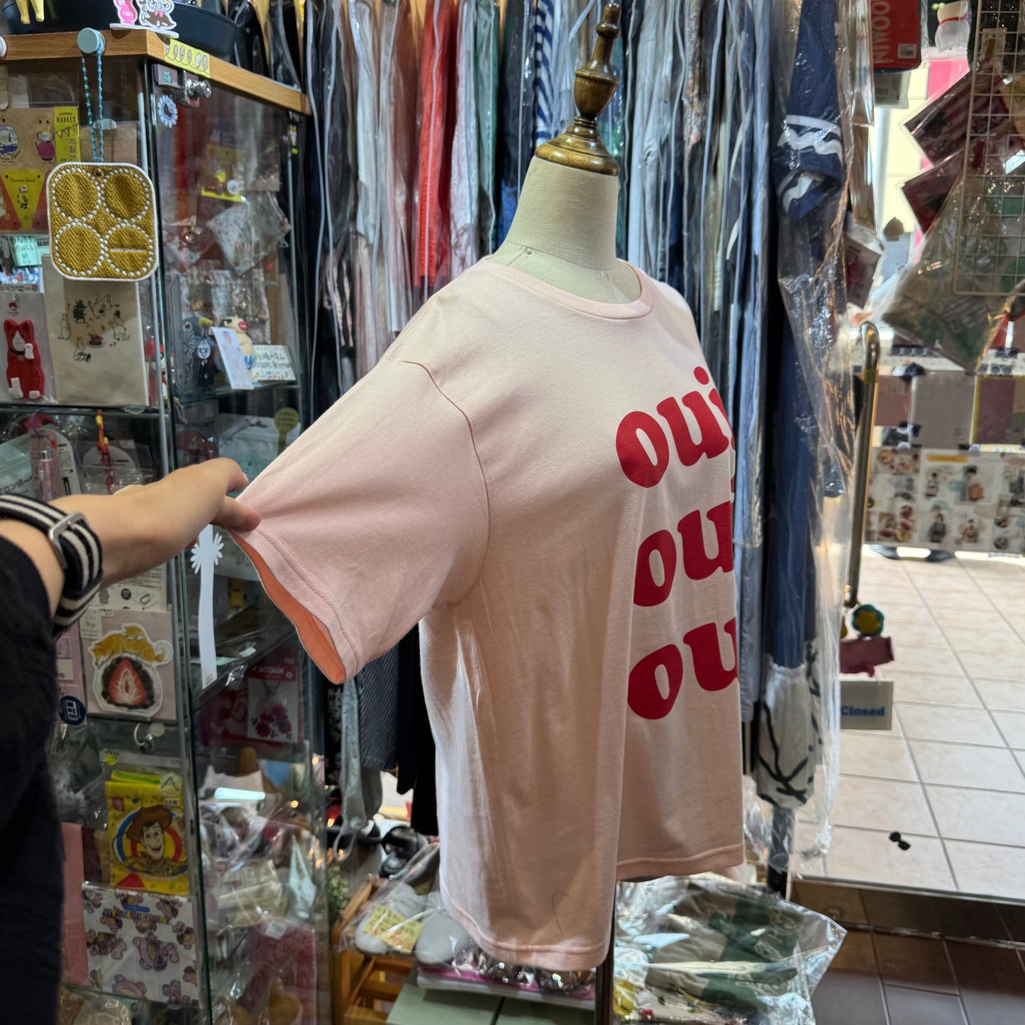 Ichi French Oui T-shirt, 2 Colors, made in Bangladesh