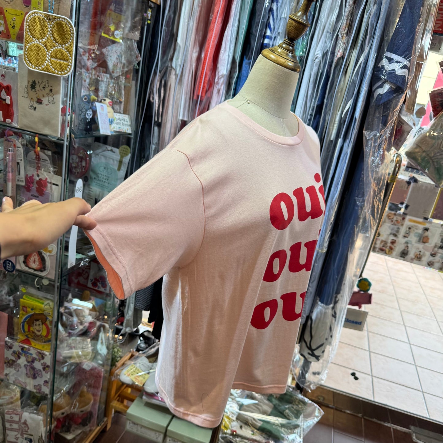 Ichi French Oui T-shirt, 2 Colors, made in Bangladesh