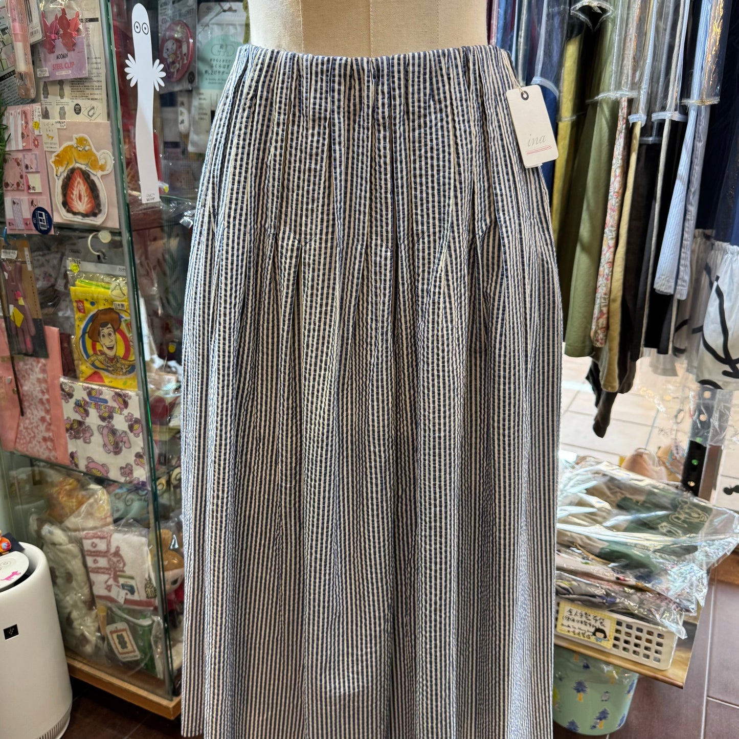 Ina Striped Skirt, made in Japan
