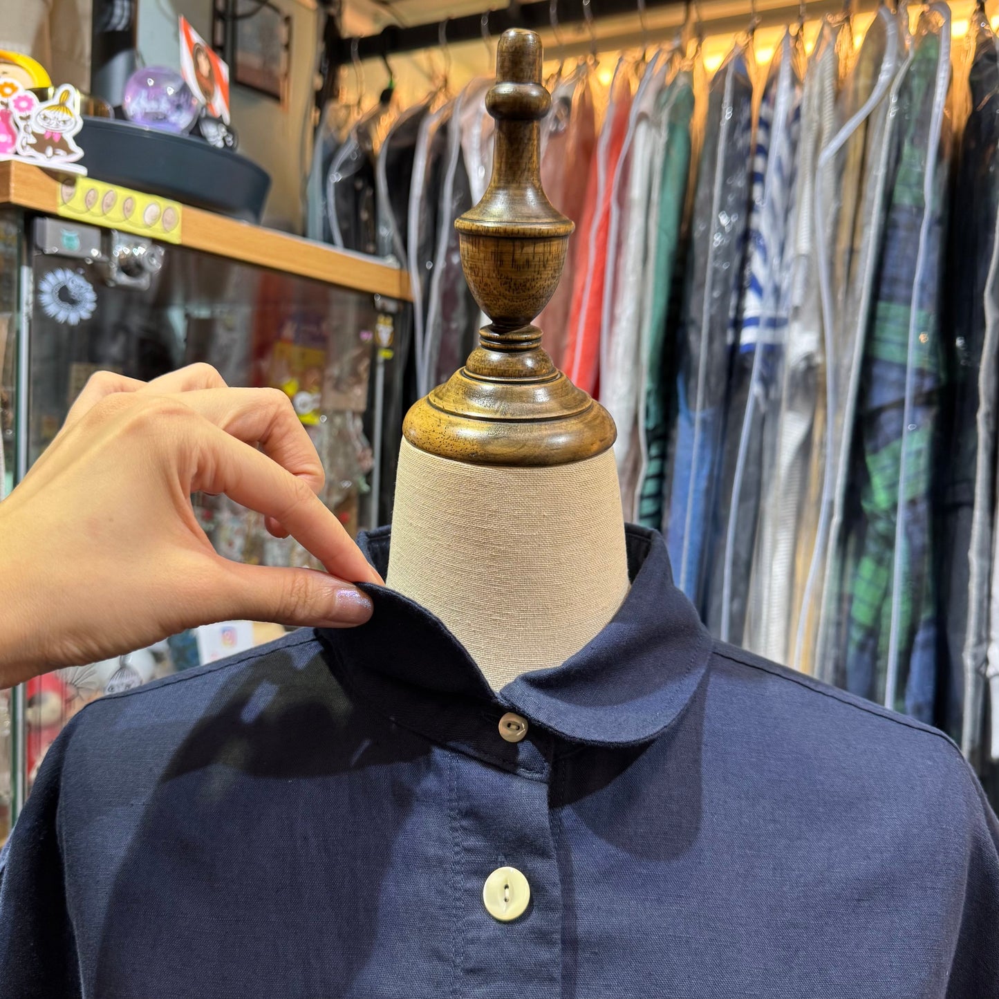 La marine Française Linen Navy Shirt