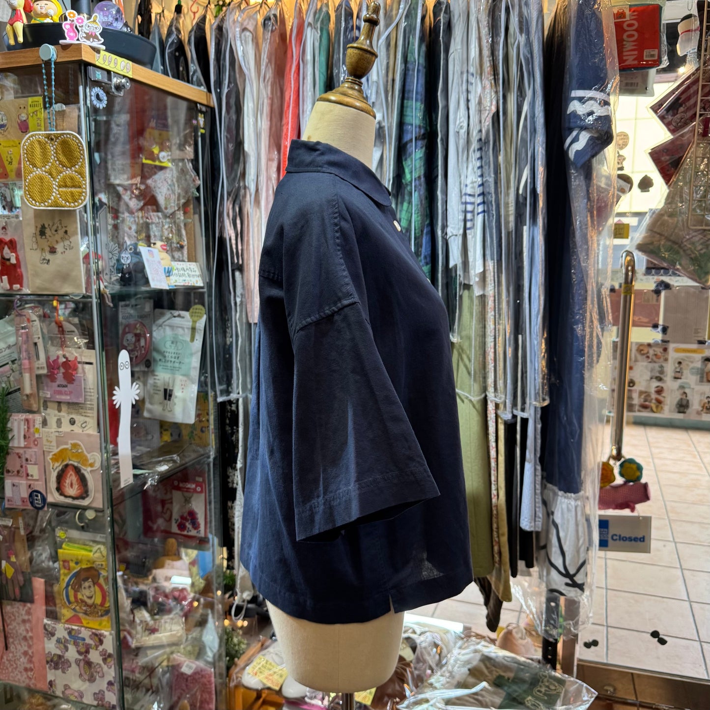 La marine Française Linen Navy Shirt