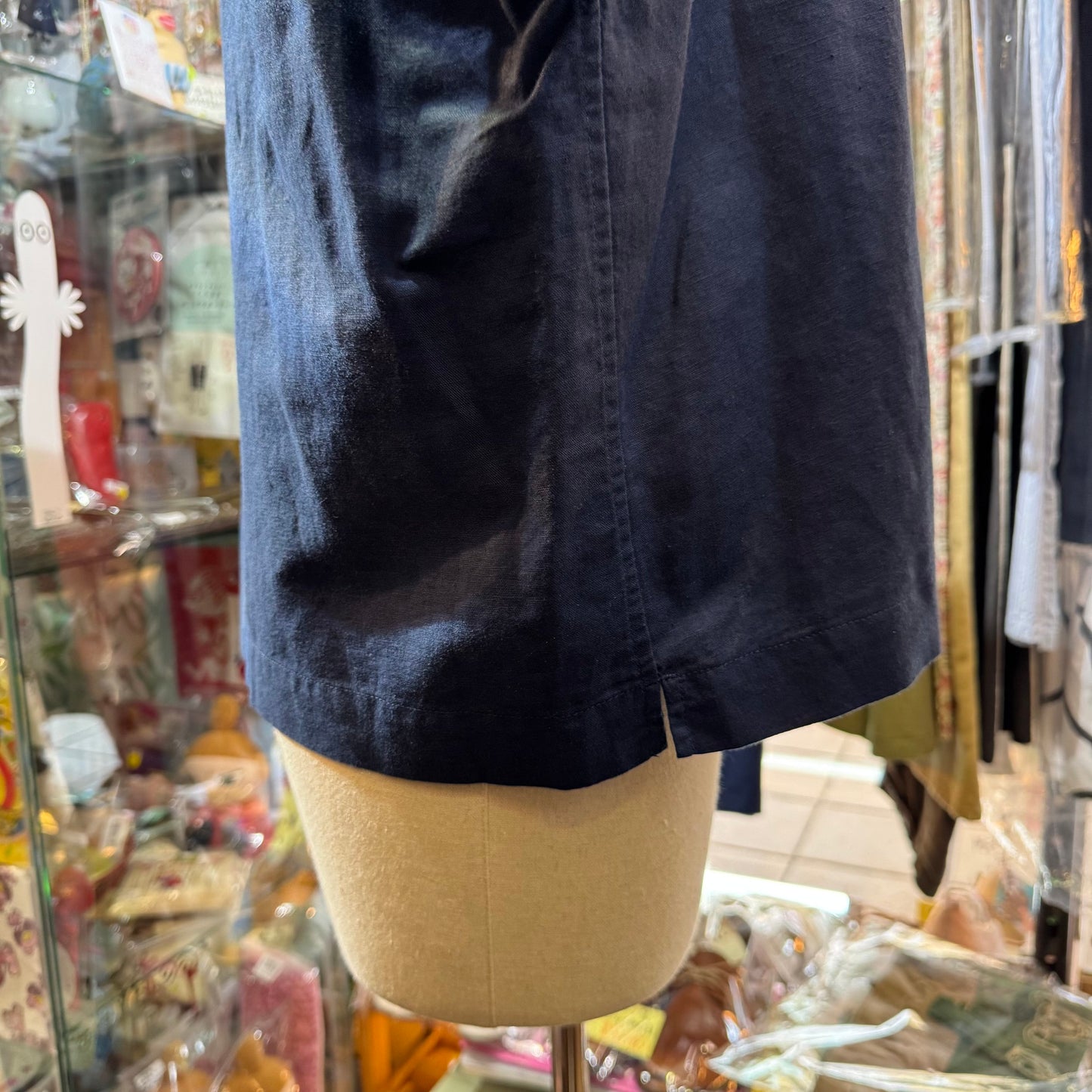 La marine Française Linen Navy Shirt