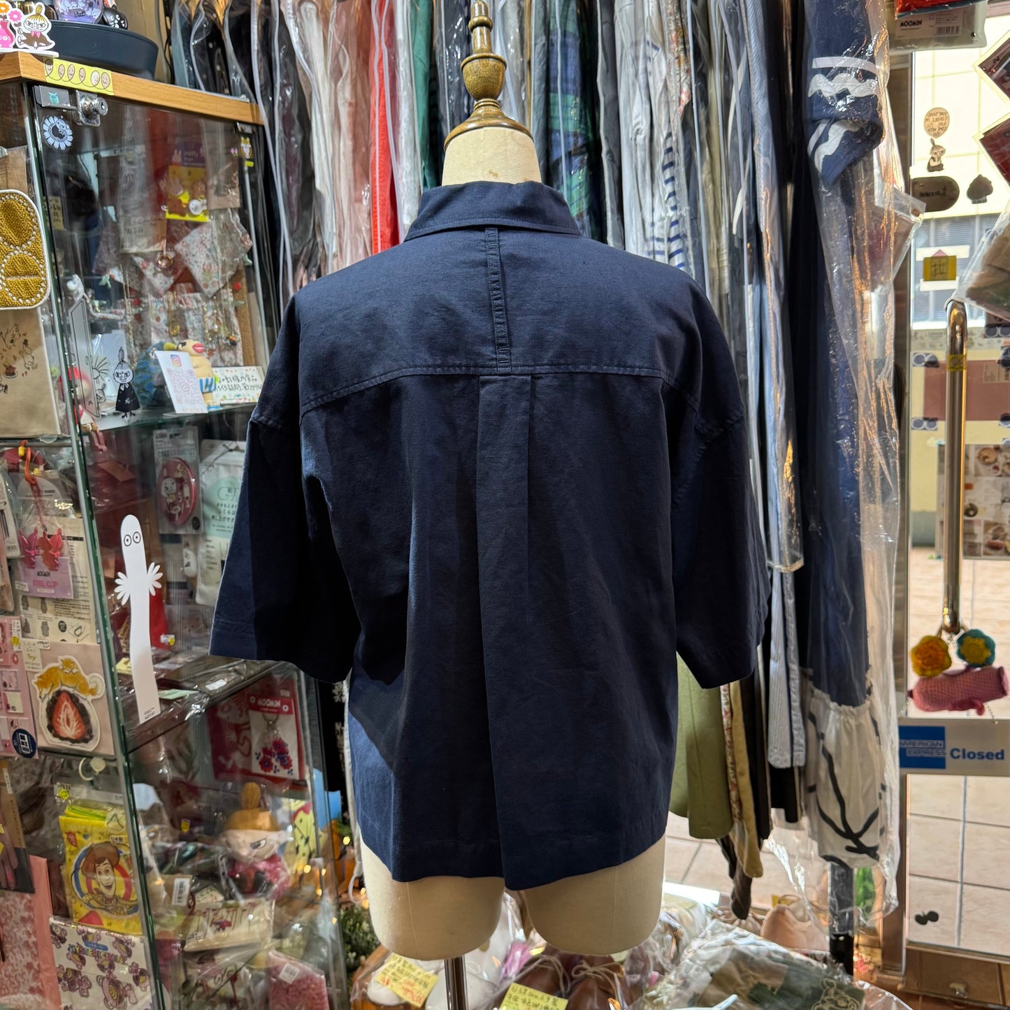 La marine Française Linen Navy Shirt