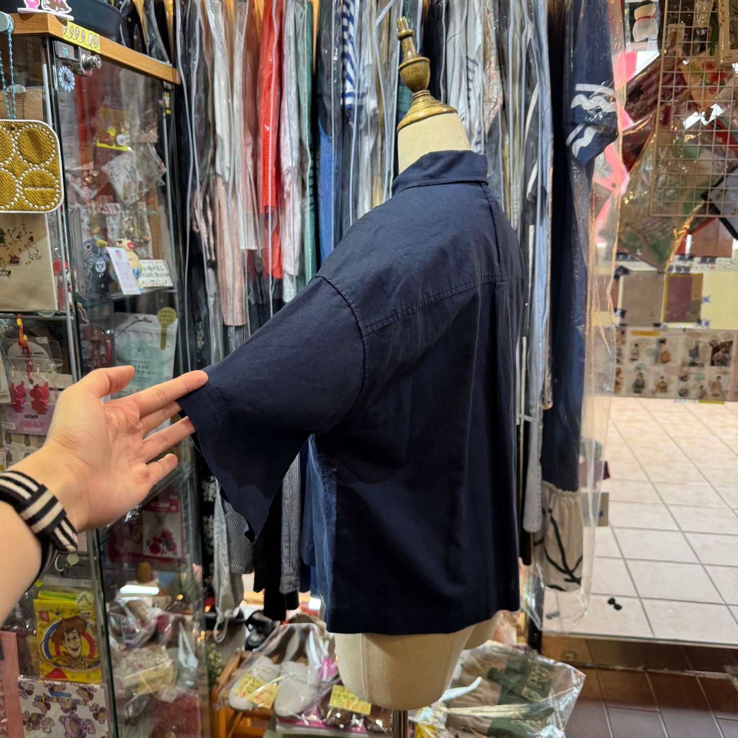 La marine Française Linen Navy Shirt