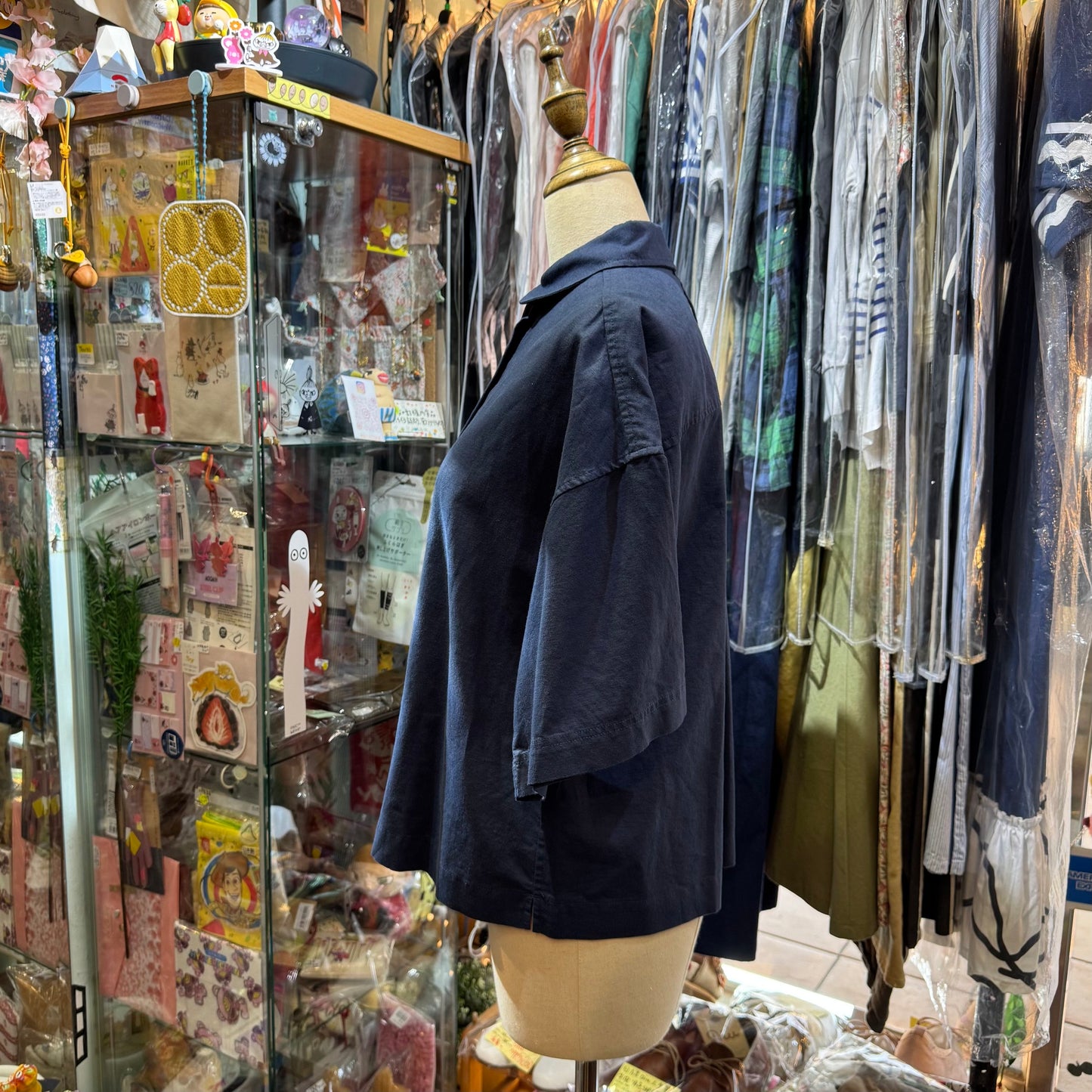 La marine Française Linen Navy Shirt