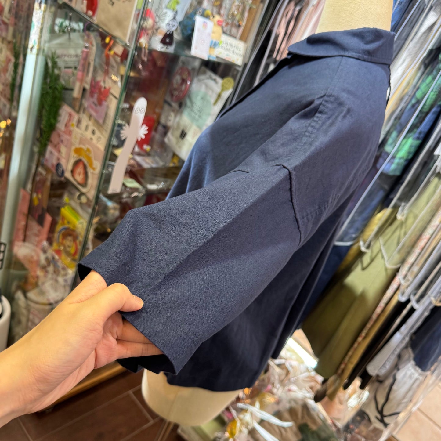 La marine Française Linen Navy Shirt