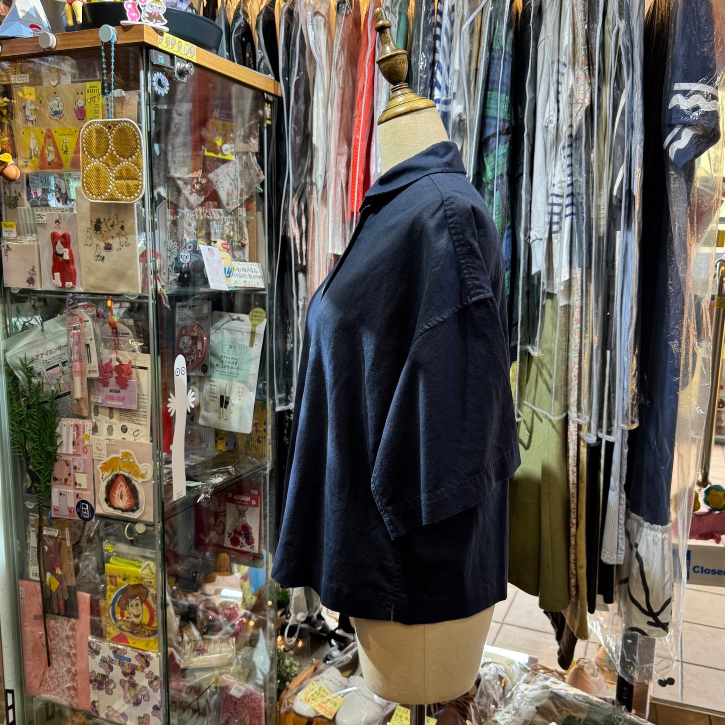 La marine Française Linen Navy Shirt
