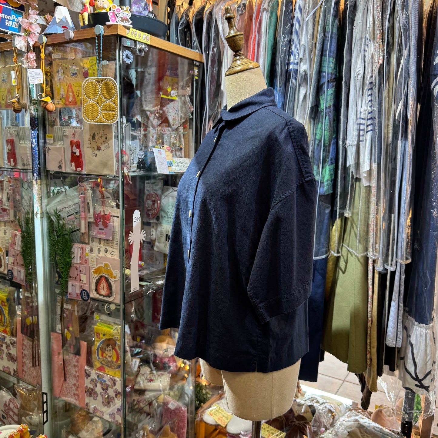 La marine Française Linen Navy Shirt