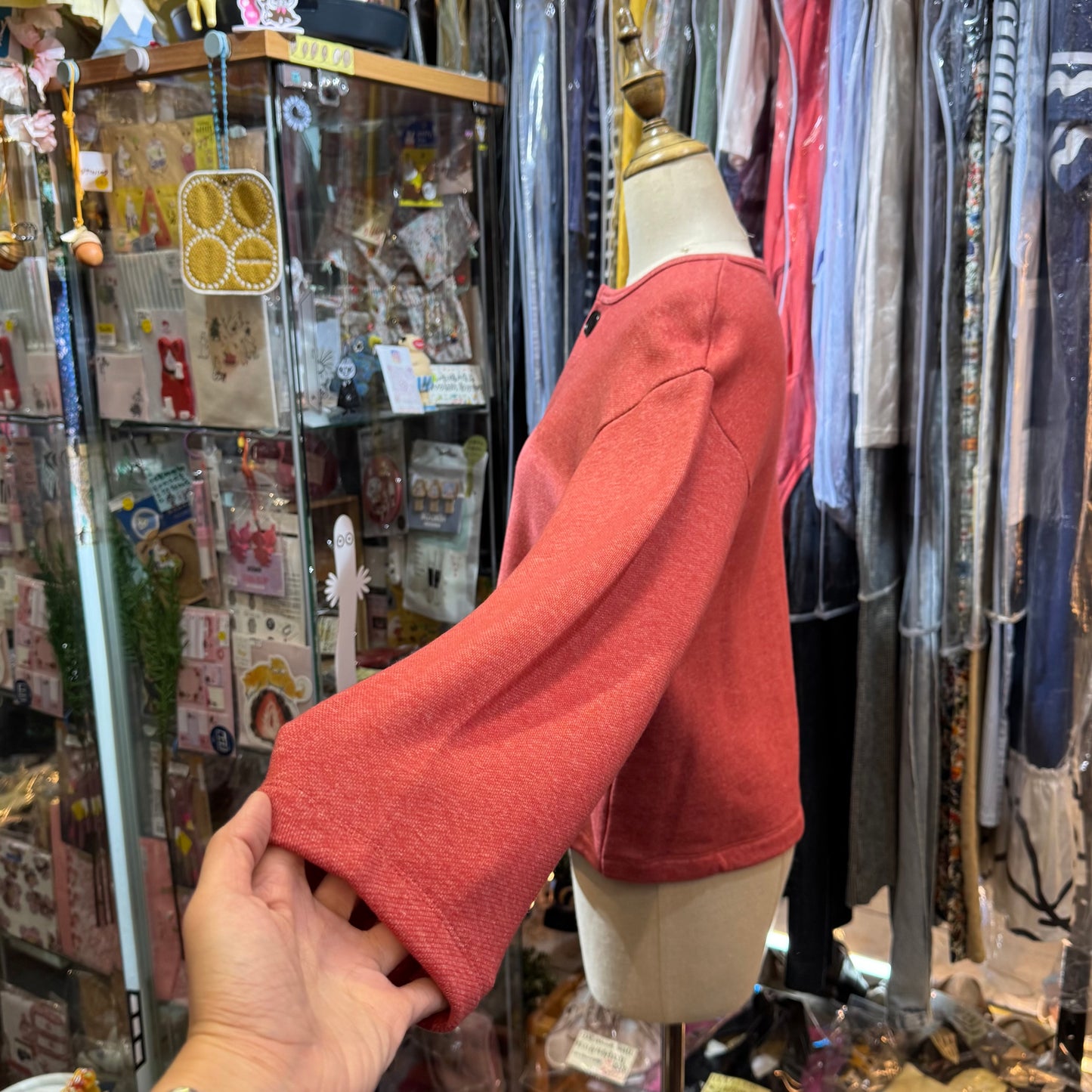 Nouvelles du Paradis Brick Cardigan, made in Japan