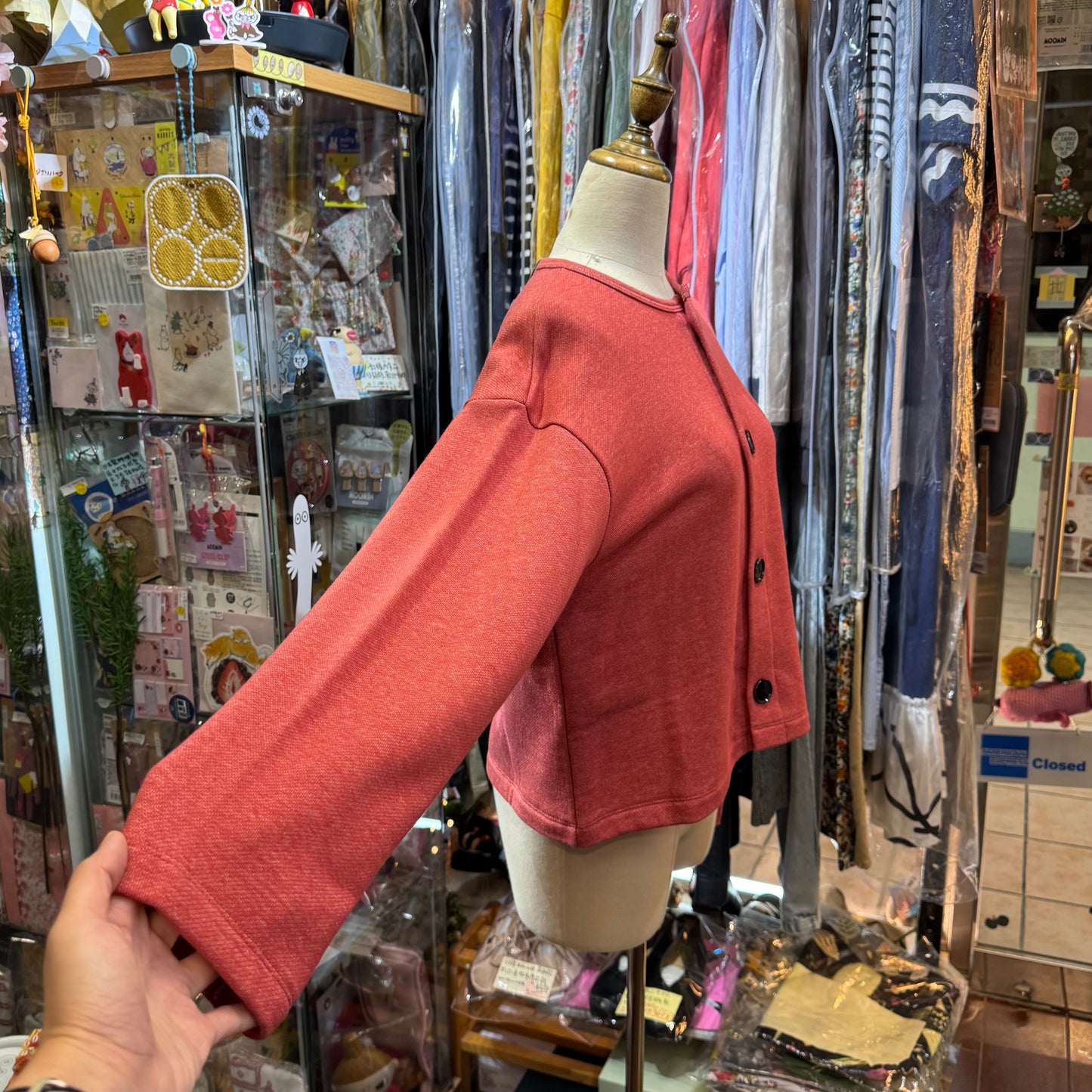 Nouvelles du Paradis Brick Cardigan, made in Japan