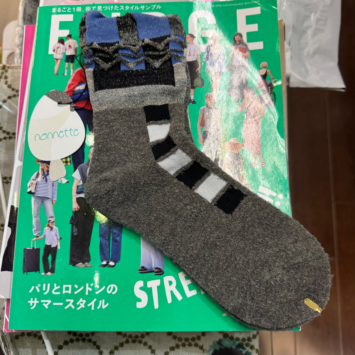 Nannette Wool Socks, 2 Colors, made in Japan