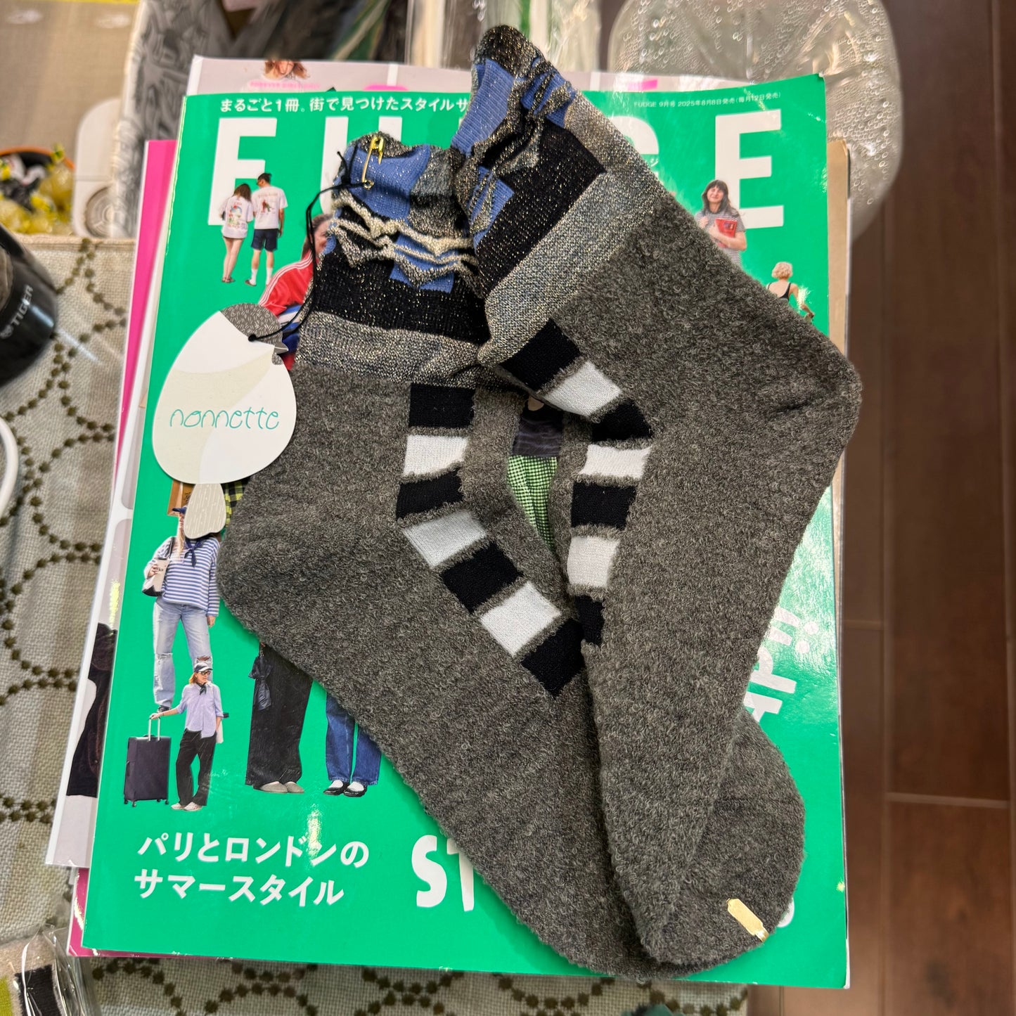 Nannette Wool Socks, 2 Colors, made in Japan