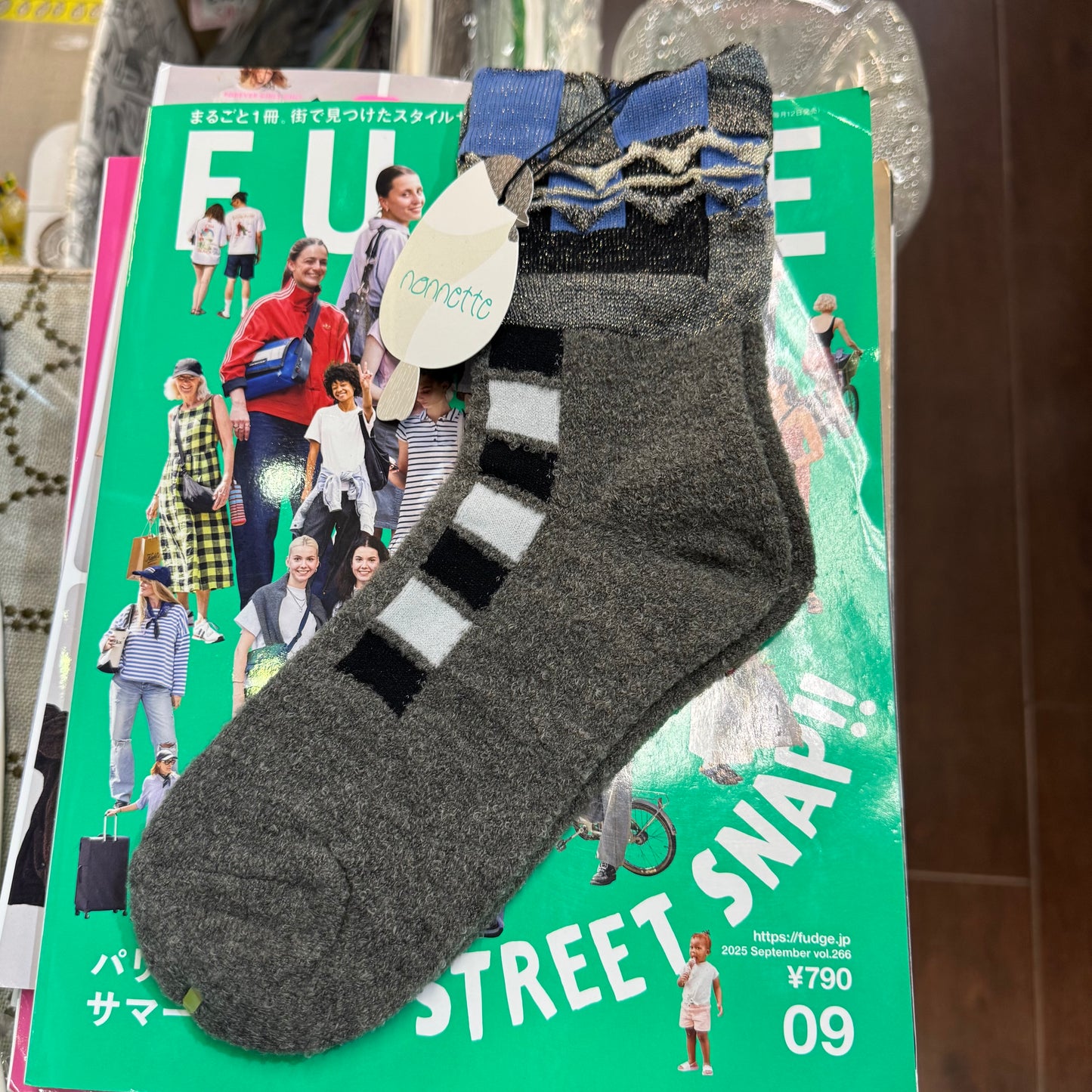 Nannette Wool Socks, 2 Colors, made in Japan