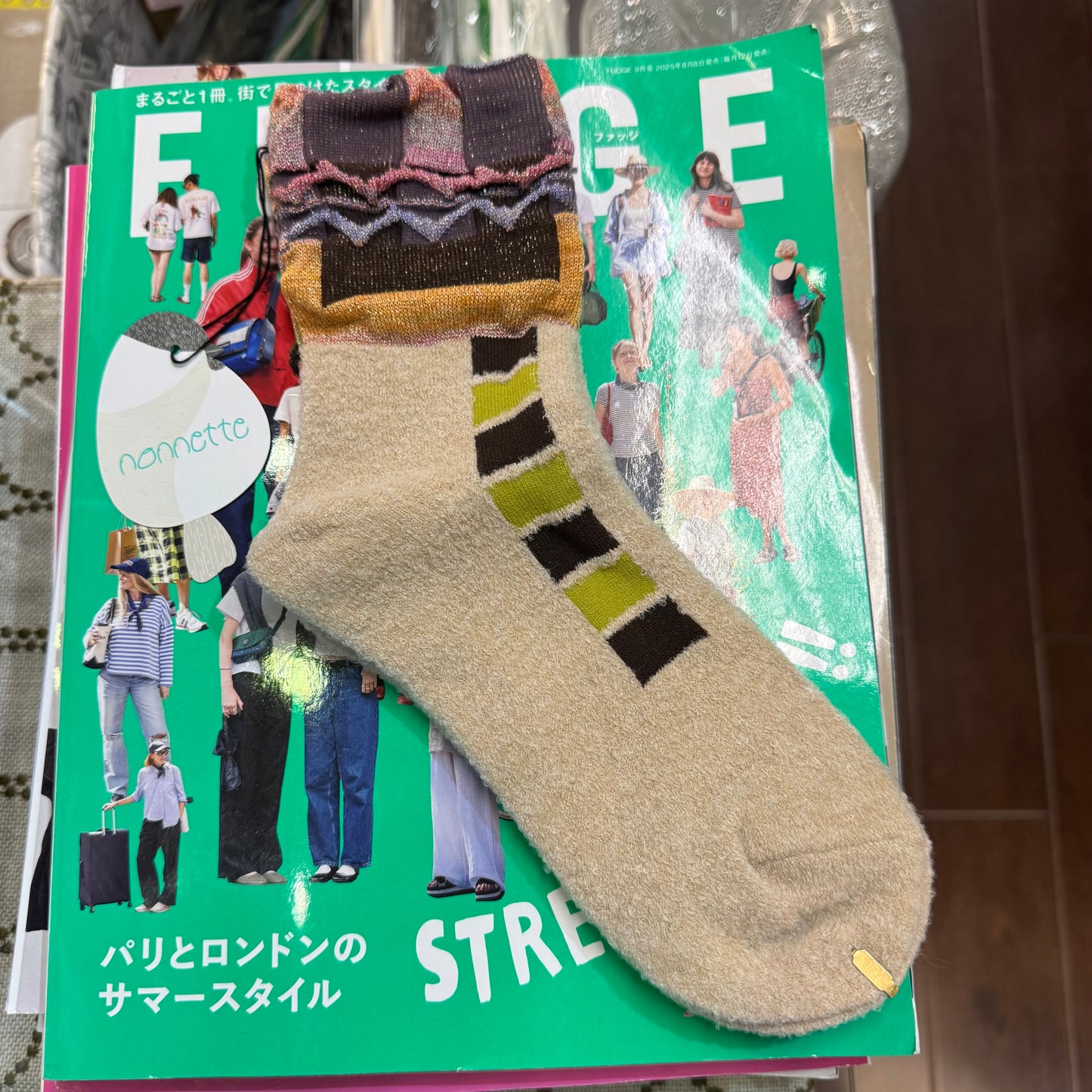 Nannette Wool Socks, 2 Colors, made in Japan