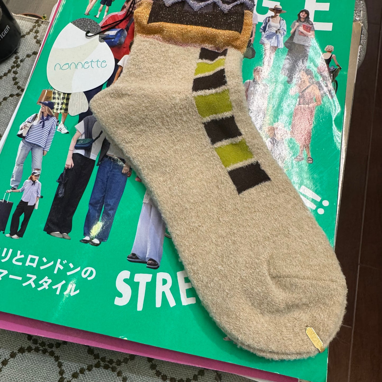 Nannette Wool Socks, 2 Colors, made in Japan