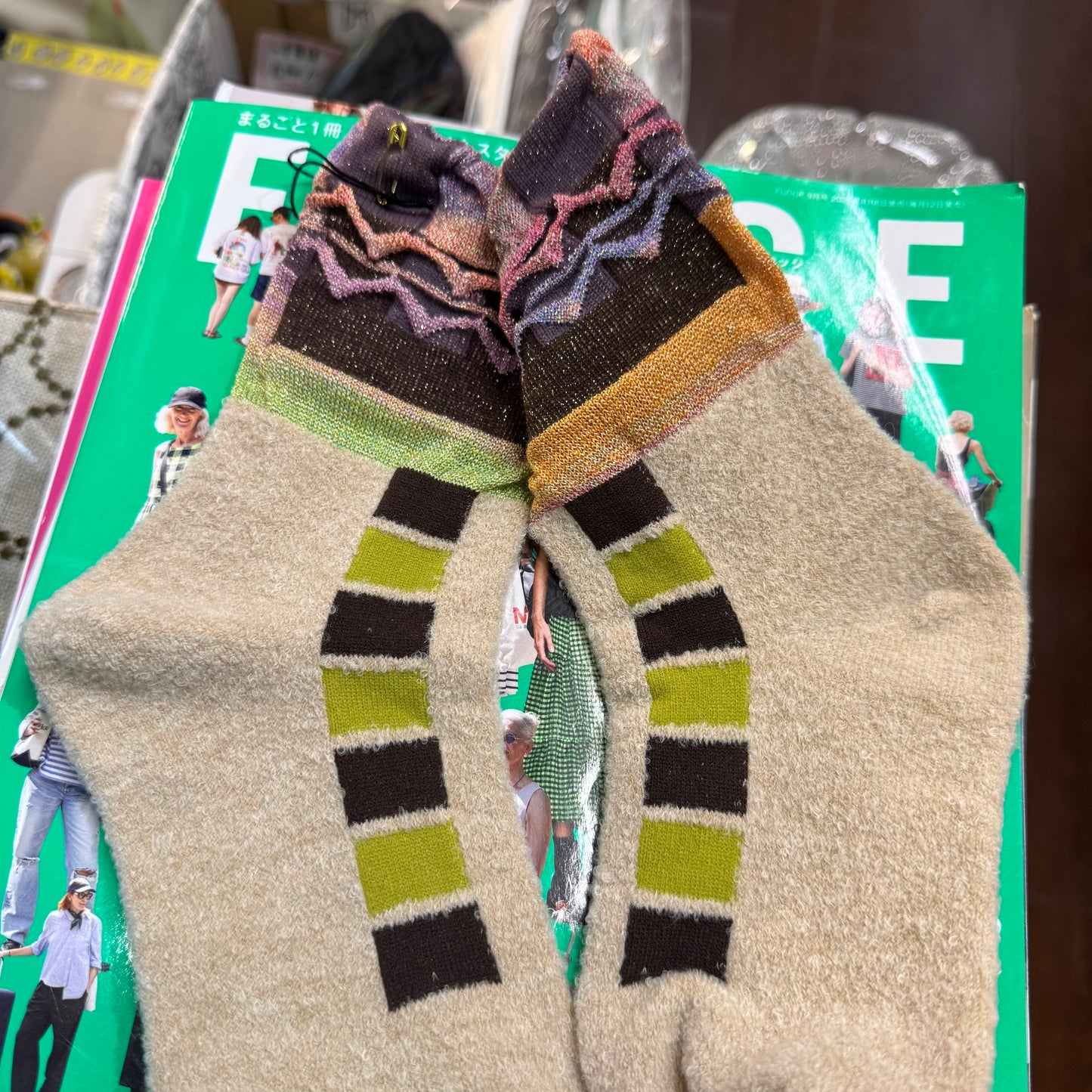 Nannette Wool Socks, 2 Colors, made in Japan