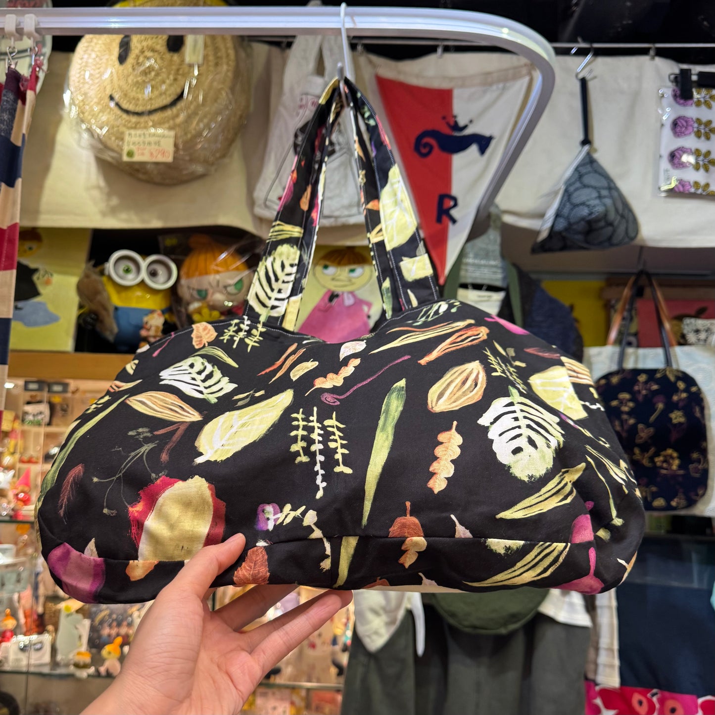 Handmade Vegetables Tote Bag, Fabric from Japan