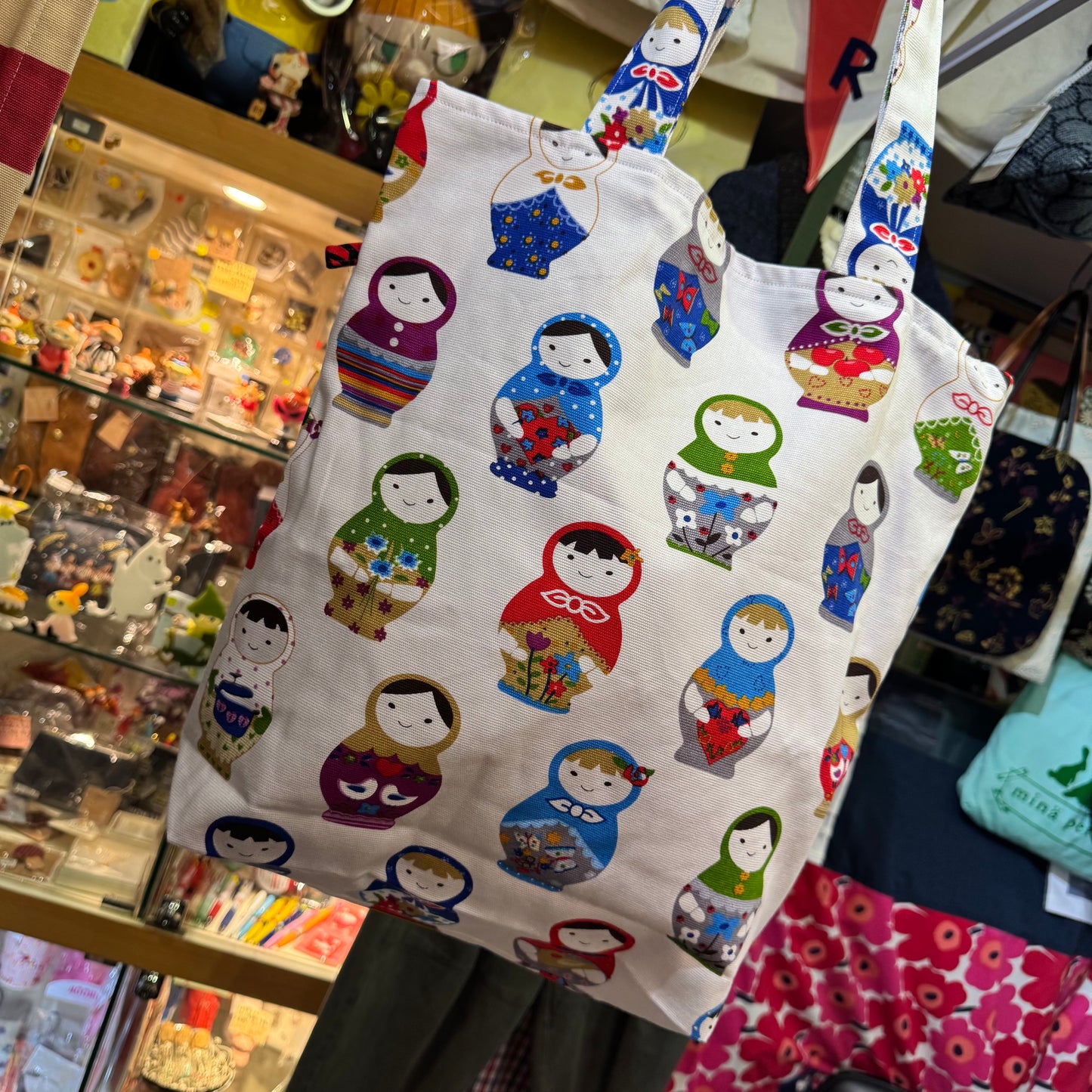 Handmade Dolls Prints Tote Bag