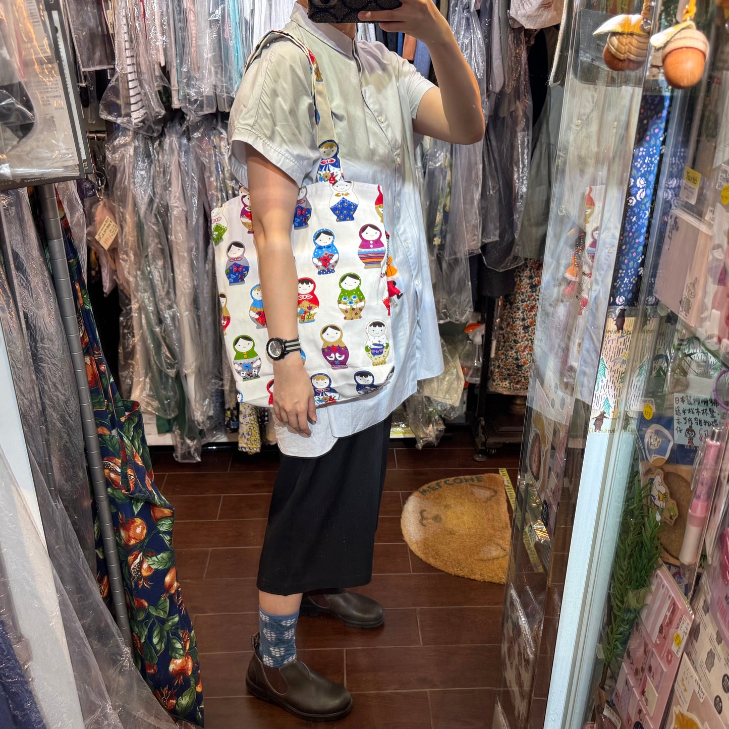 Handmade Dolls Prints Tote Bag