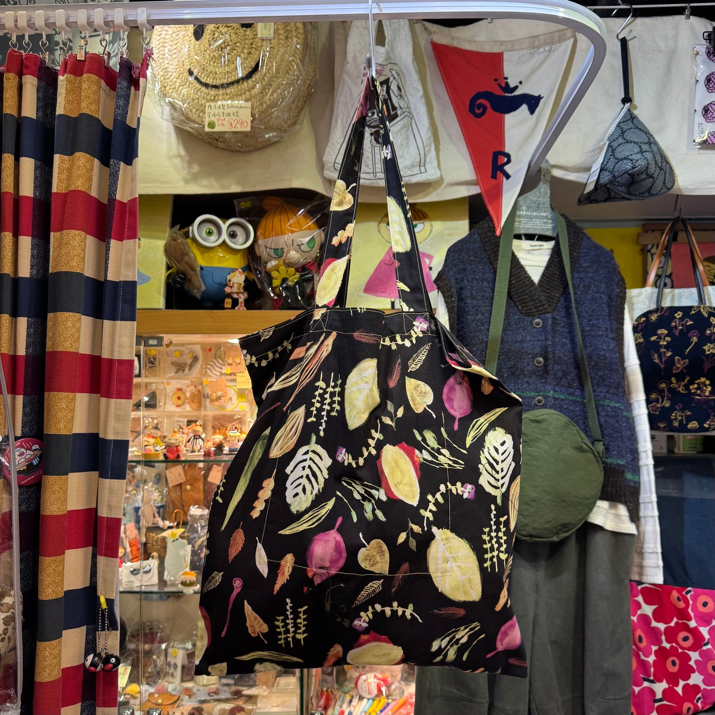 Handmade Vegetables Print Tote Bag