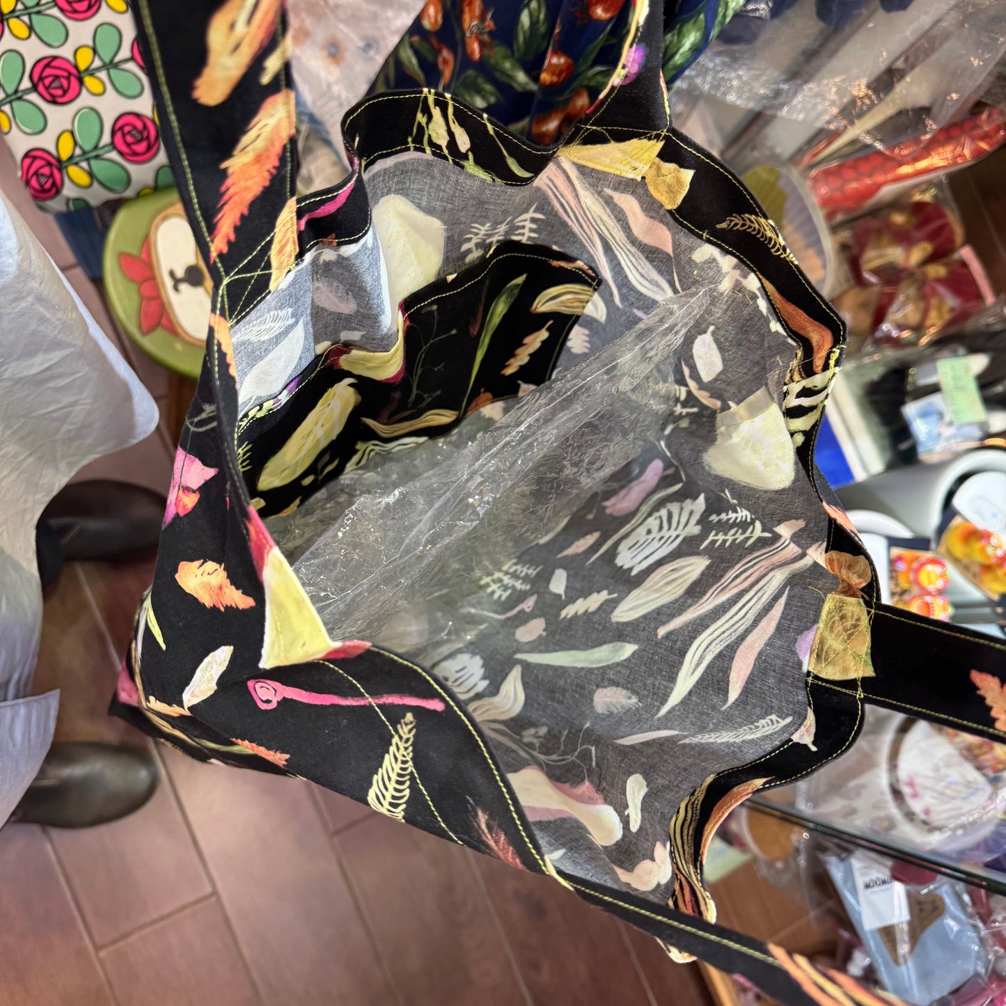 Handmade Vegetables Print Tote Bag