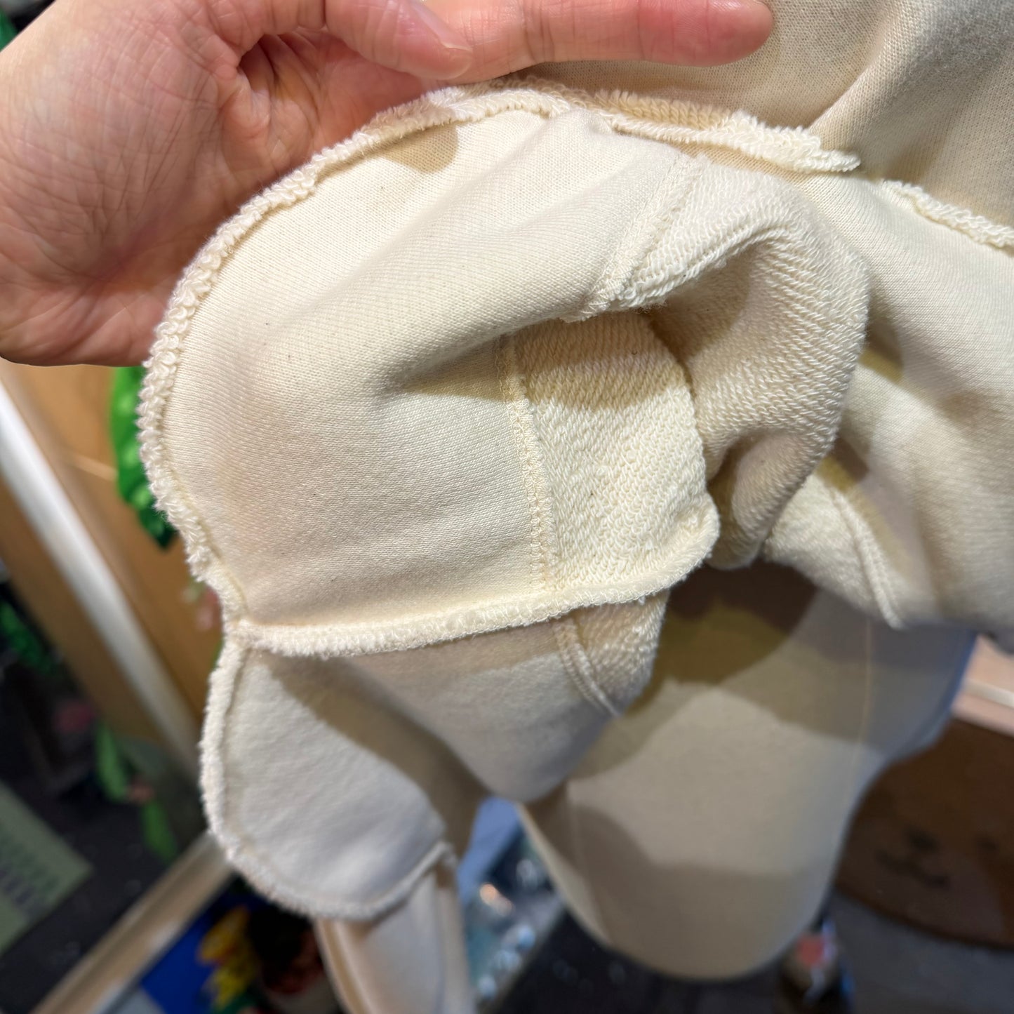 Tumugu Ivory Sweatshirt, made in Japan