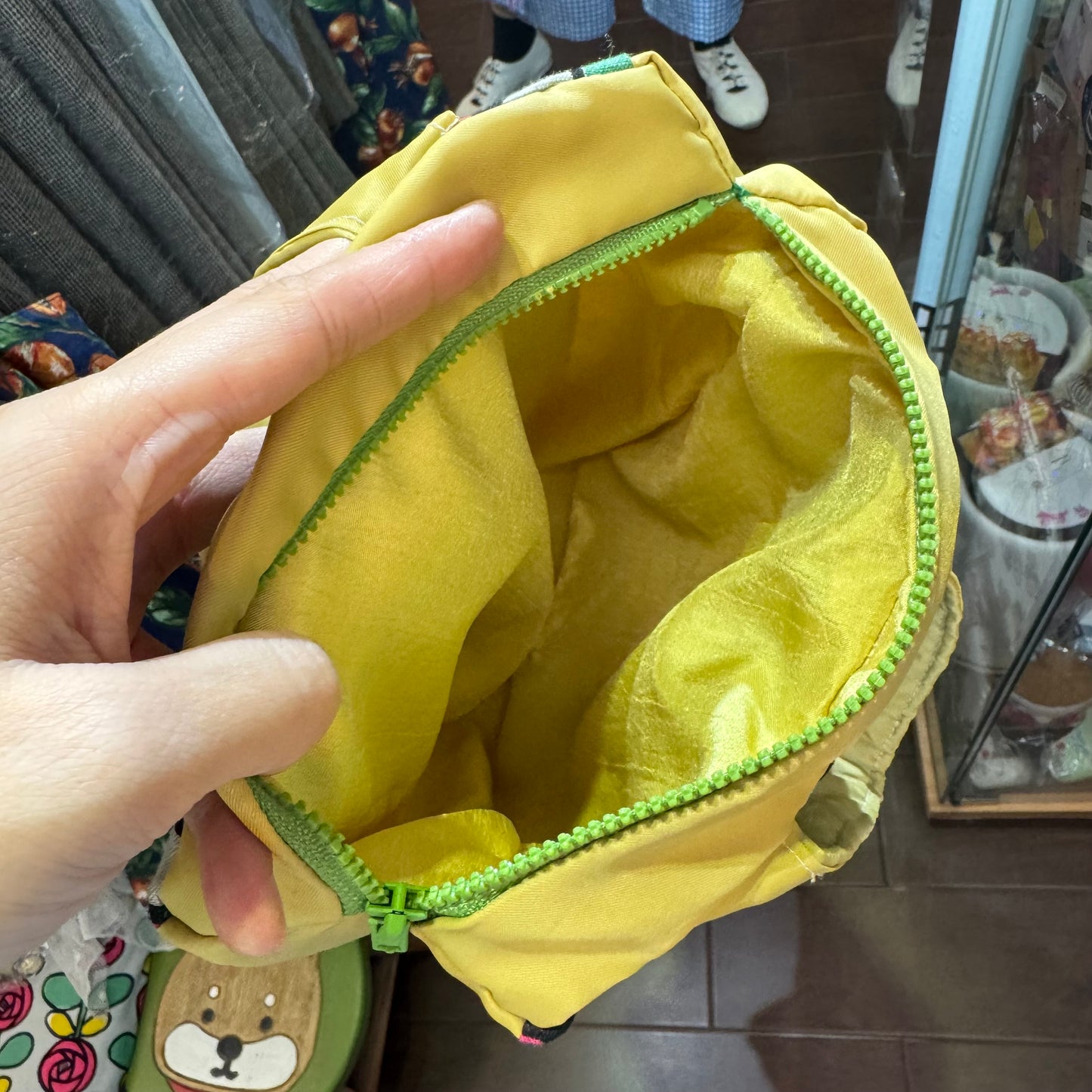 Handmade Floral Mini Hand Bag, Fabric from Japan
