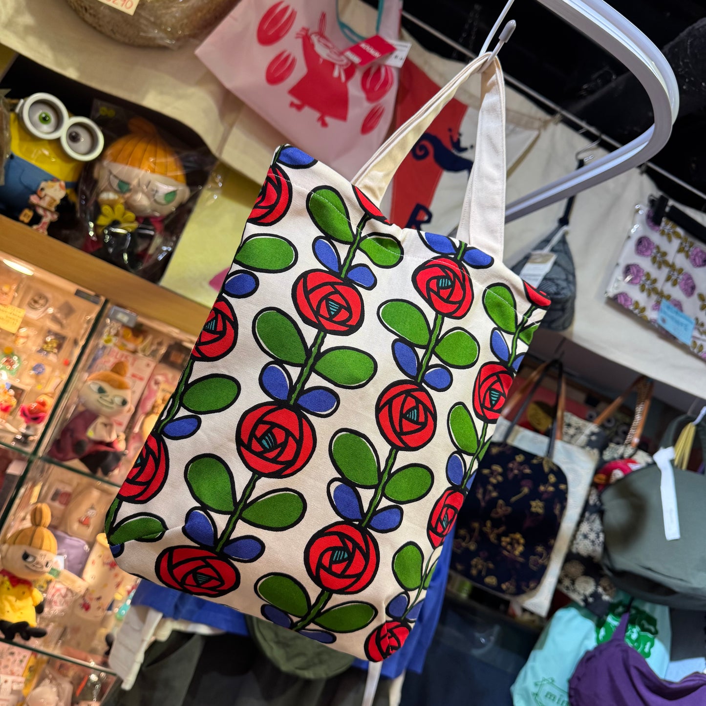 Handmade Floral Hand Bag, Fabric from Japan