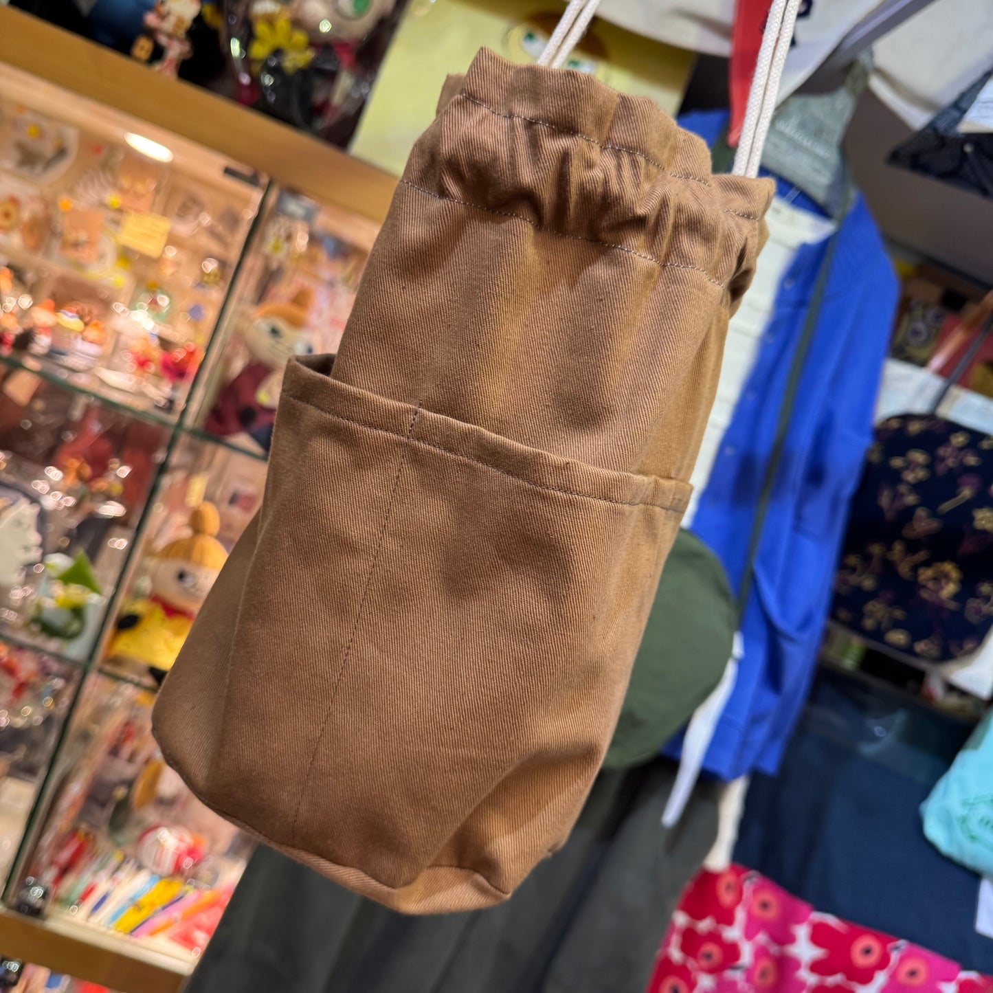 Handmade Animals Prints Bucket Bag, fabric from Japan