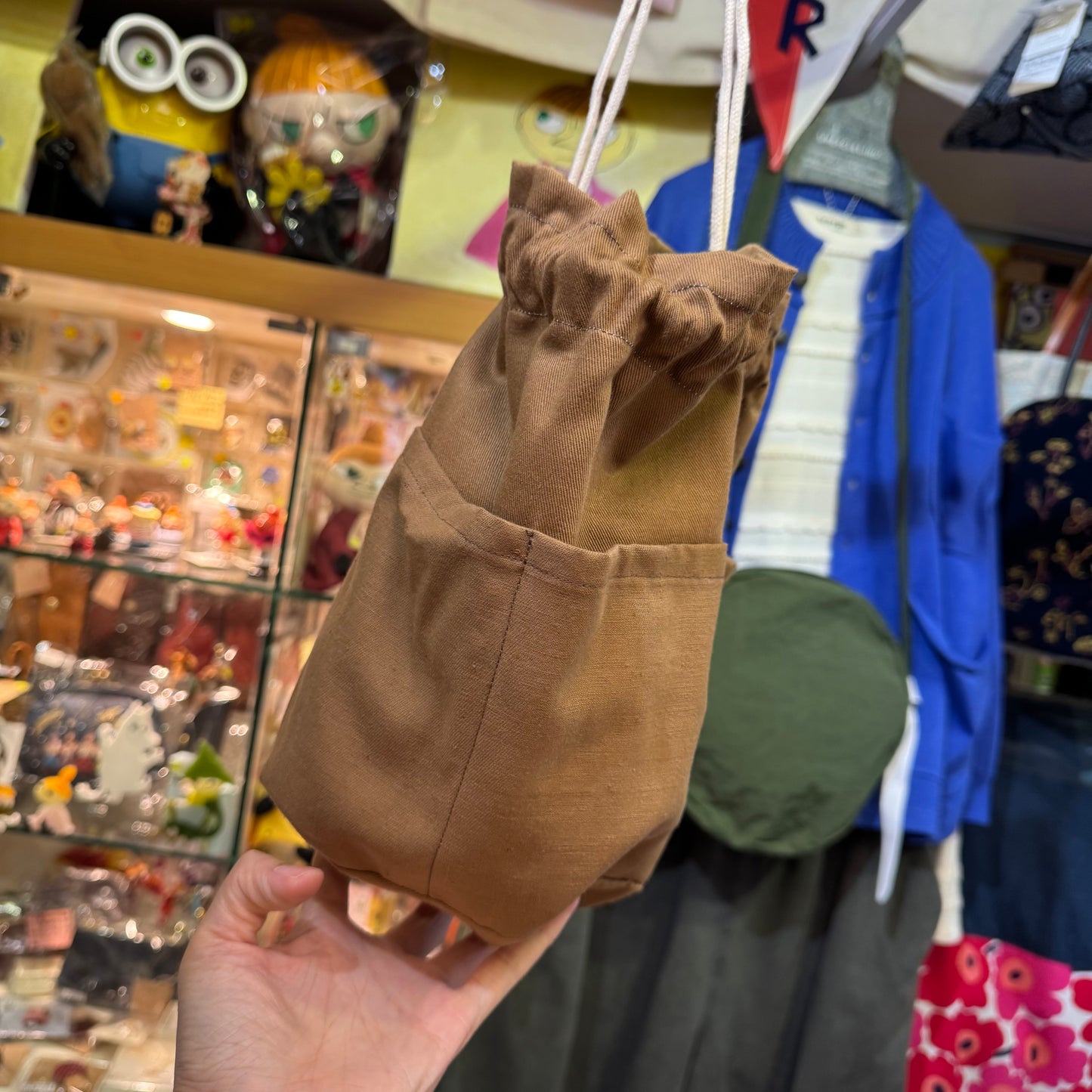Handmade Animals Prints Bucket Bag, fabric from Japan