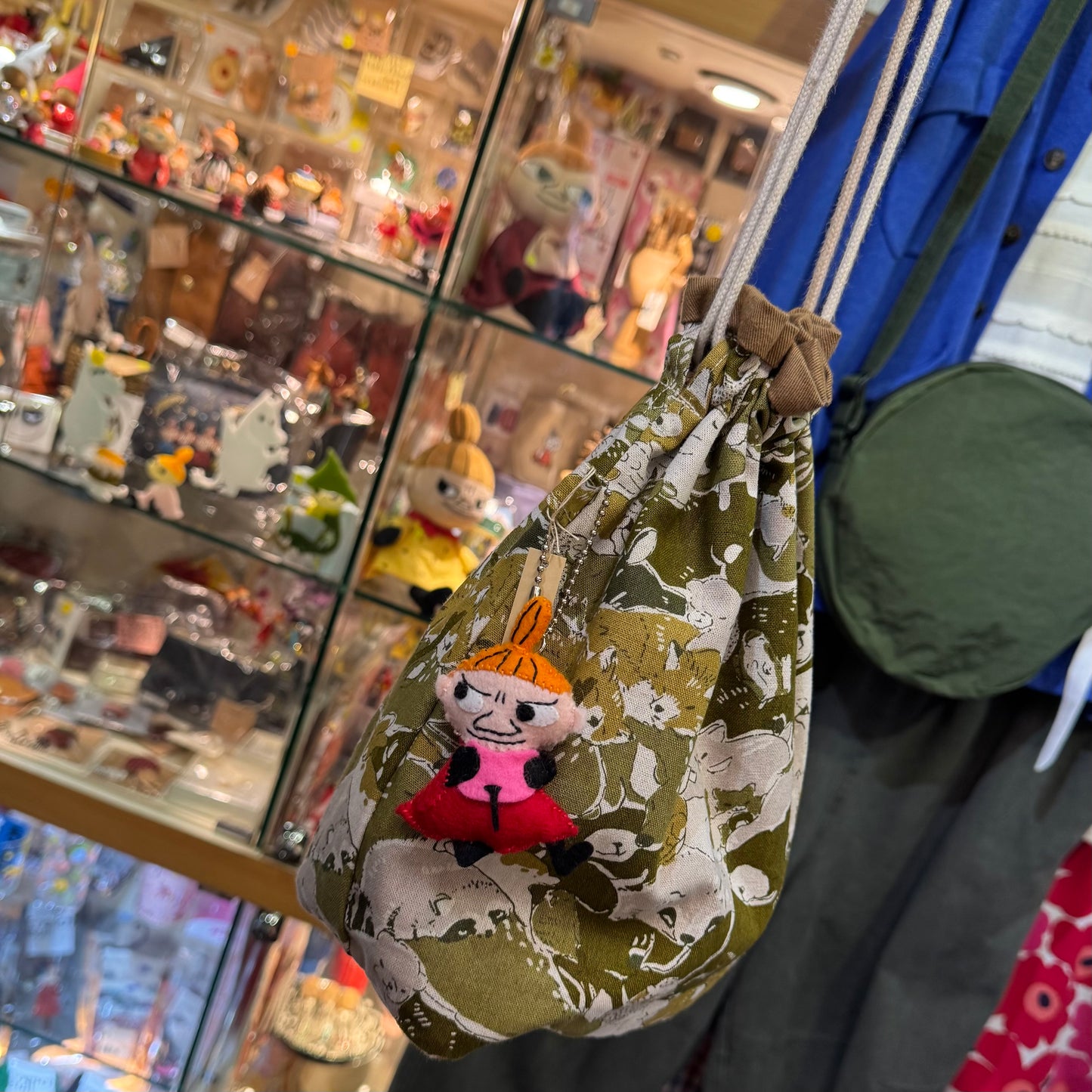 Handmade Animals Prints Bucket Bag, fabric from Japan