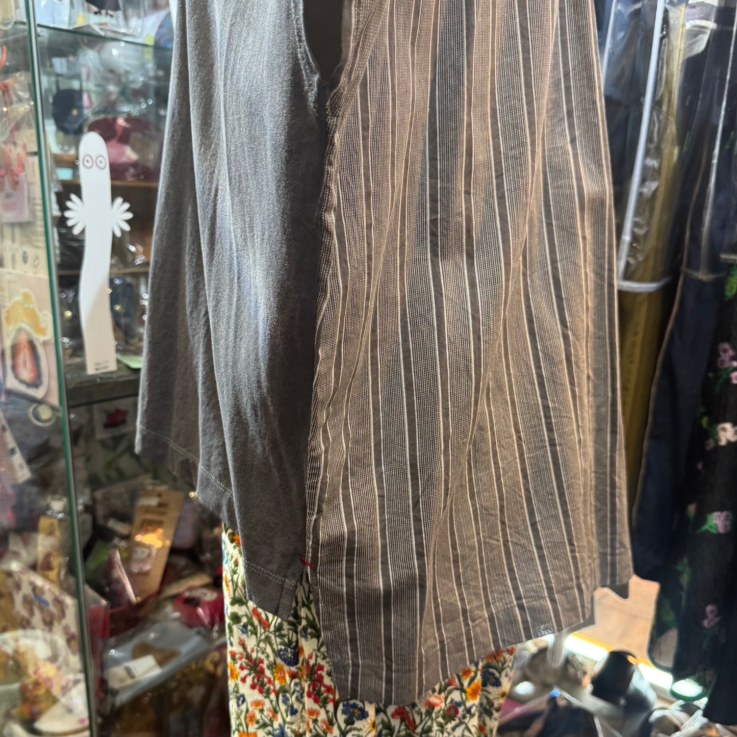 Sale- Cotton… Charcoal Top, made in Japan