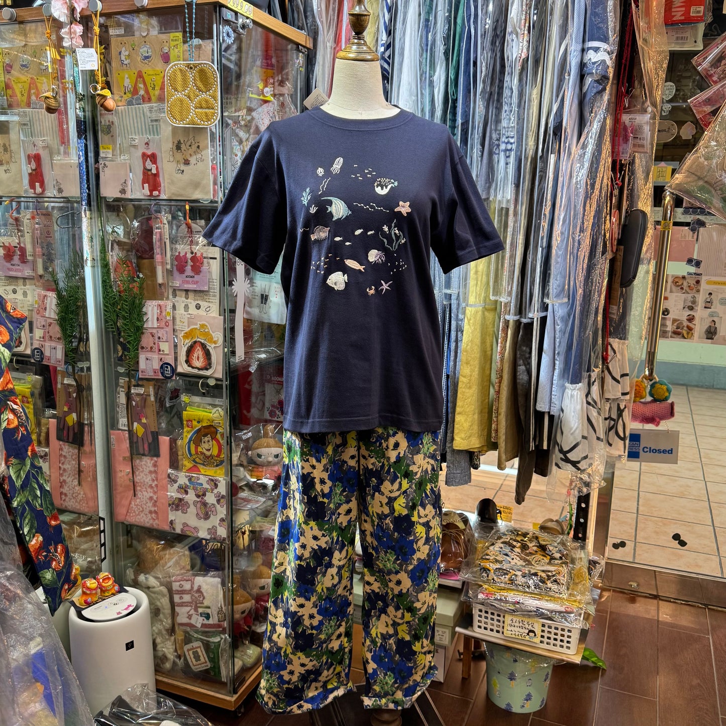 Sale- L’atelier du Savon Ocean Embroidery T-shirt, 2 Colors