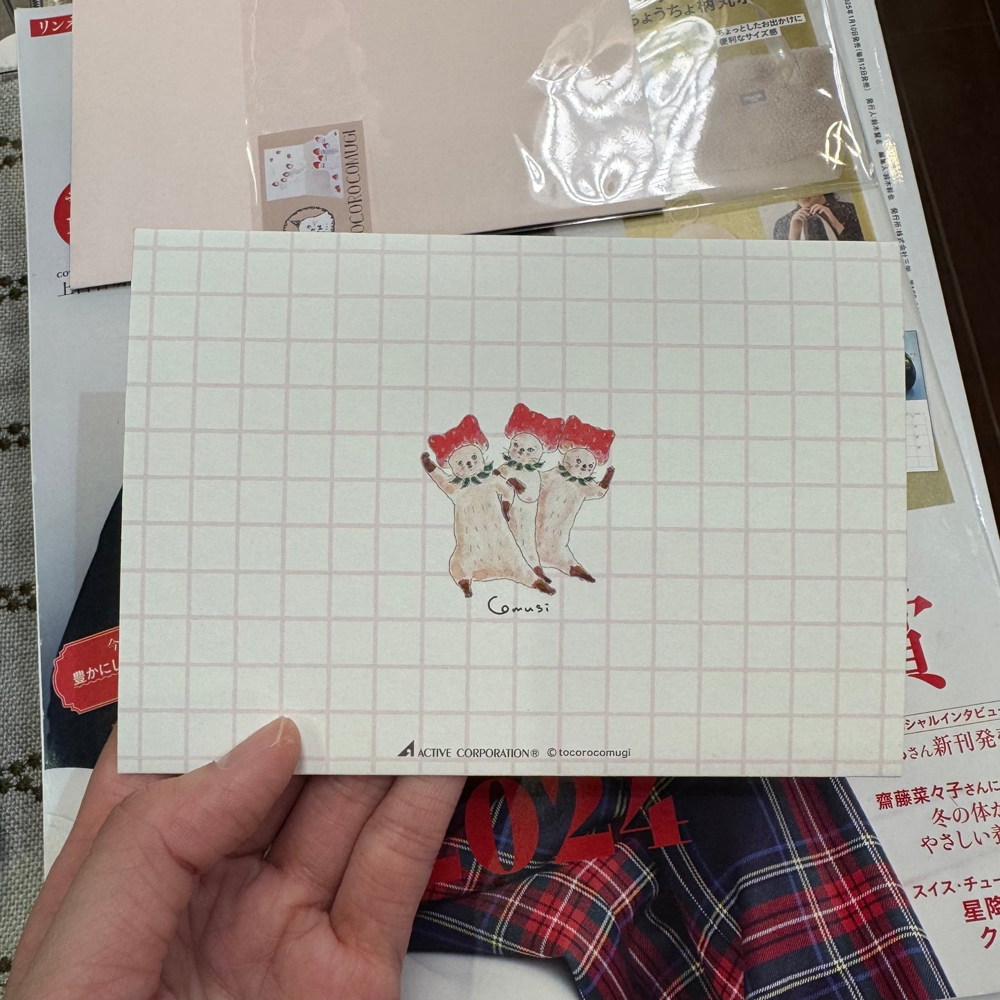 TOCOROCOMUGI Cat 'For You' Cards, made in Japan
