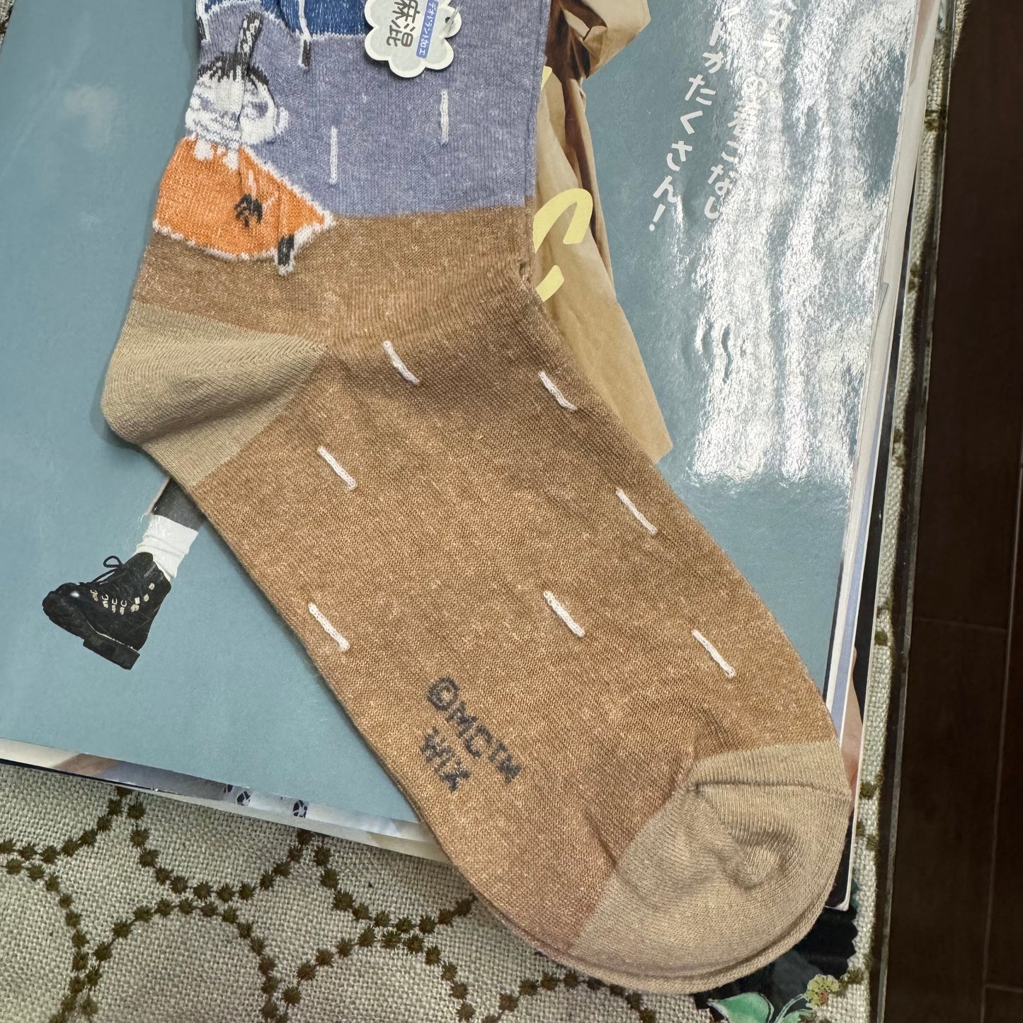 Moomin and Little My Socks, 2 Colors, made in Japan